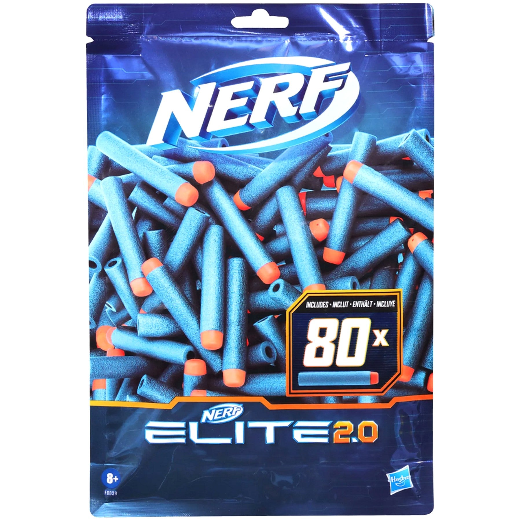 Nerf - Elite 2.0 Dart Refill 80 Pack Foam Darts - Hasbro