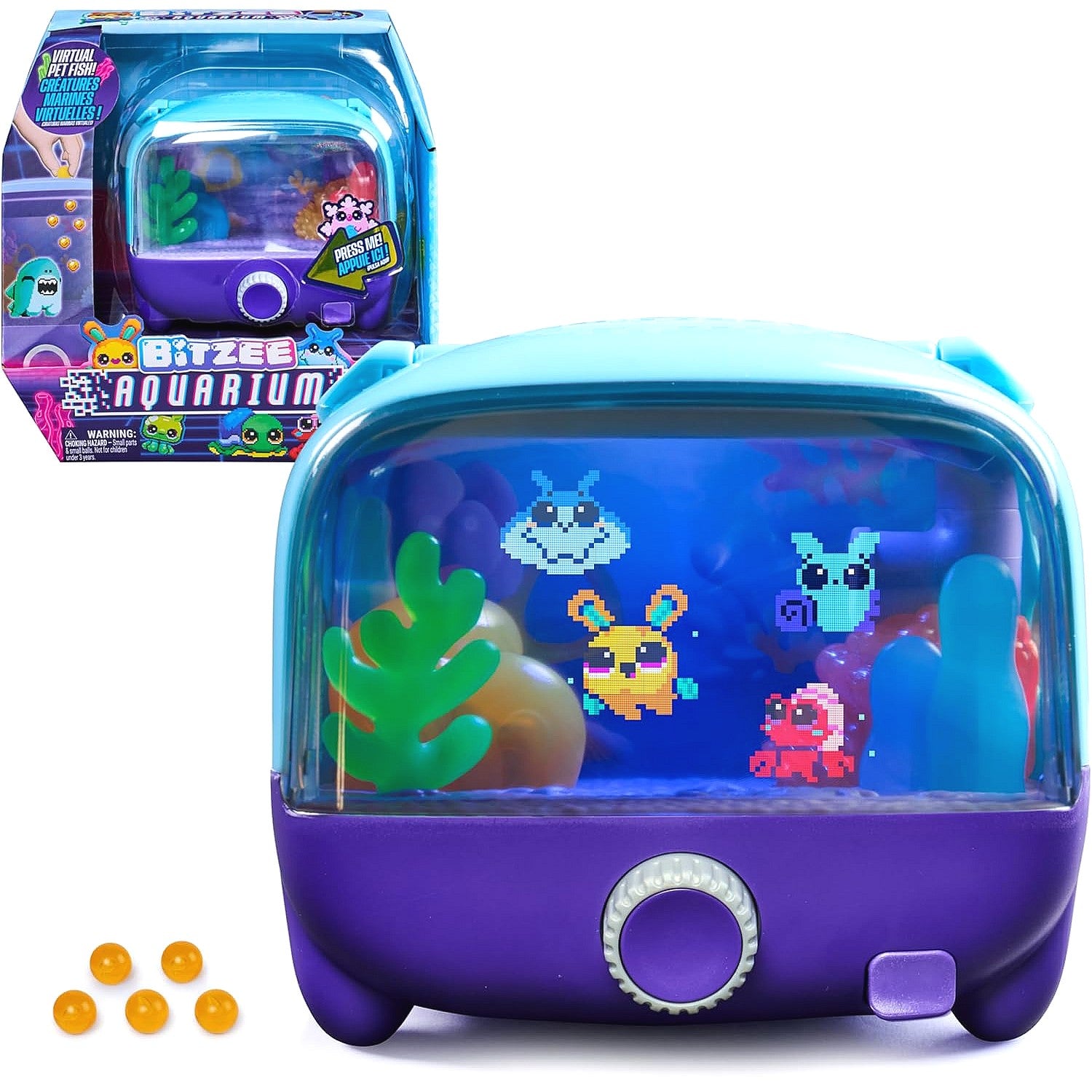 Bitzee - Aquarium Interactive Digital Pet Tank - Spin Master