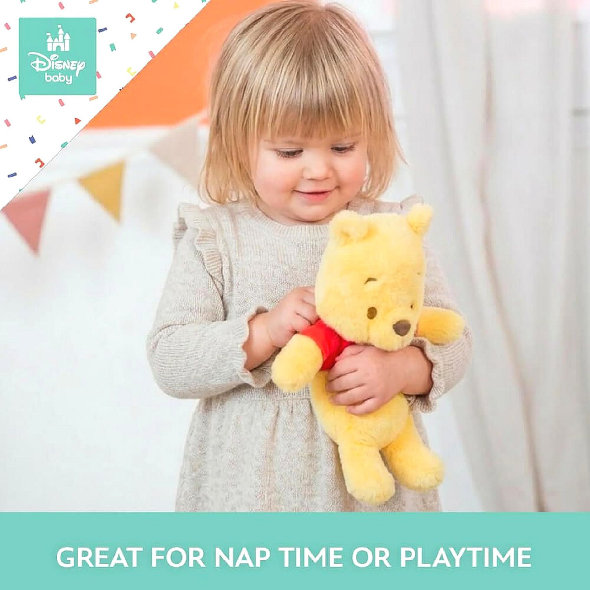 Winnie The Pooh - Red Shirt Cuddle Pal 33cm - Jasnor