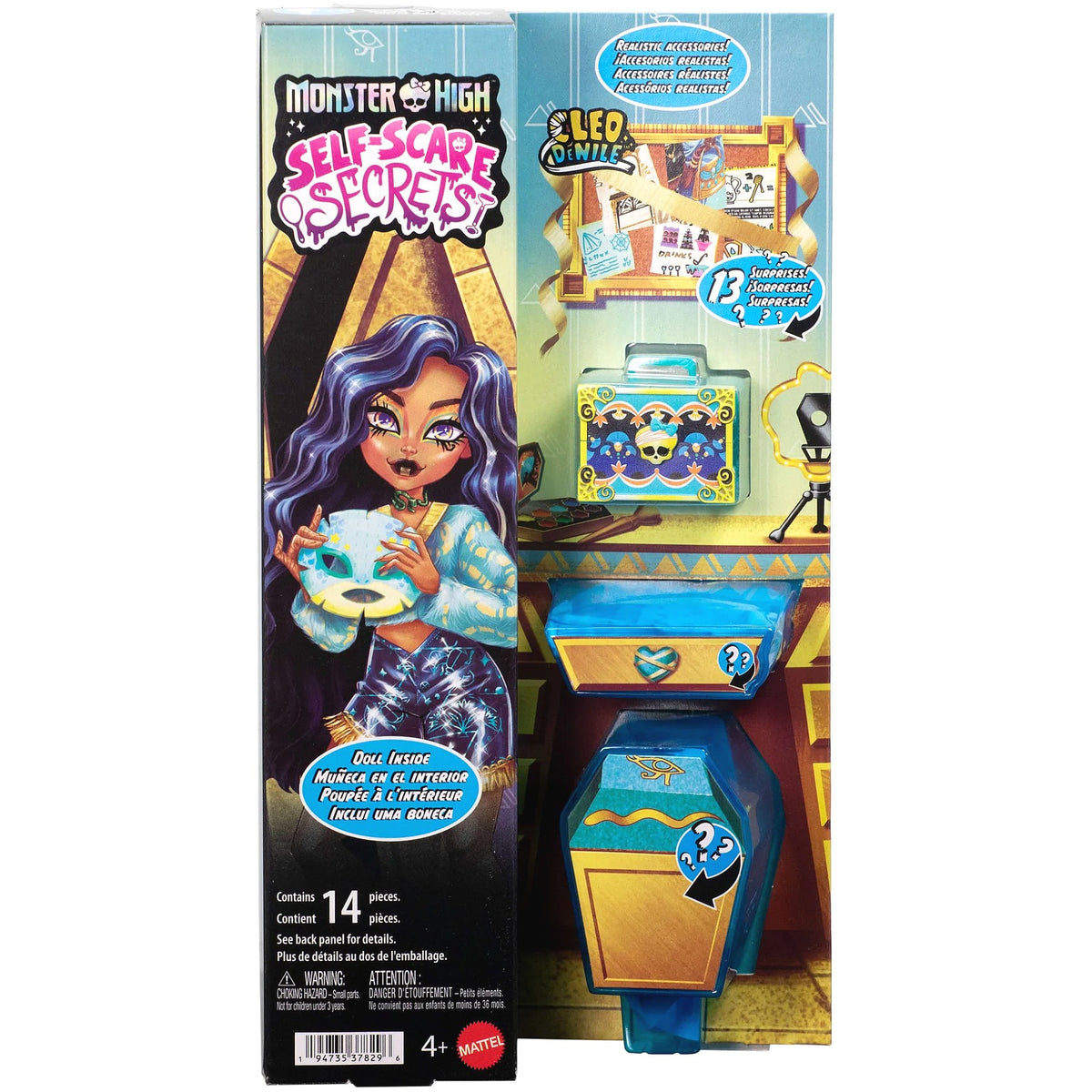 Monster High - Self-Scare Secrets Cleo De Nile Fashion Doll - Mattel