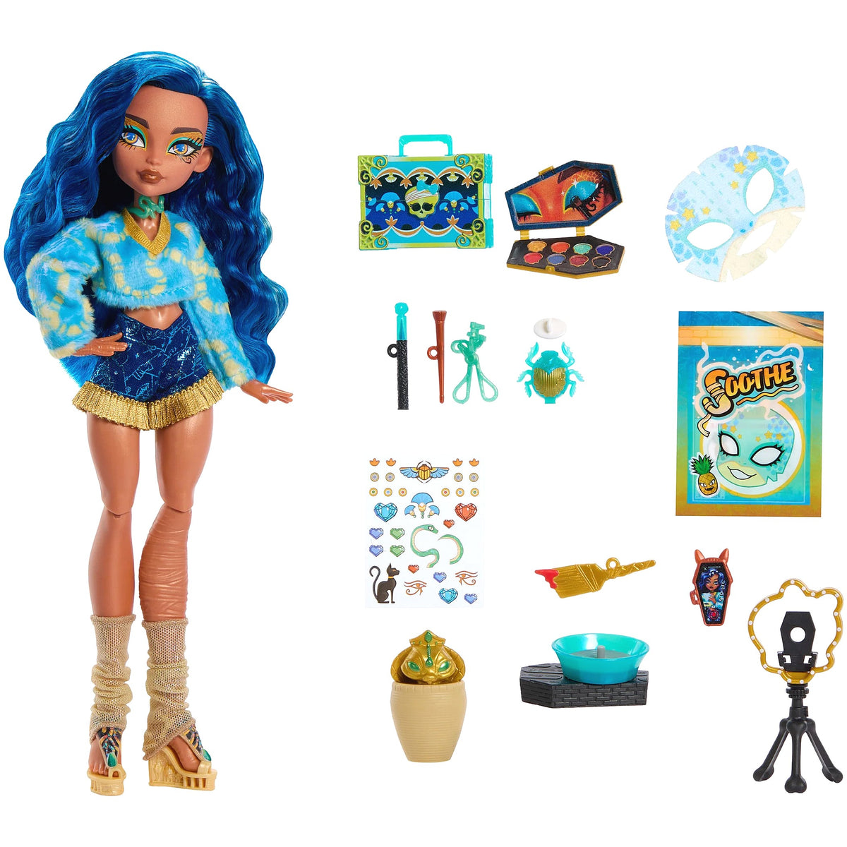 Monster High - Self-Scare Secrets Cleo De Nile Fashion Doll - Mattel