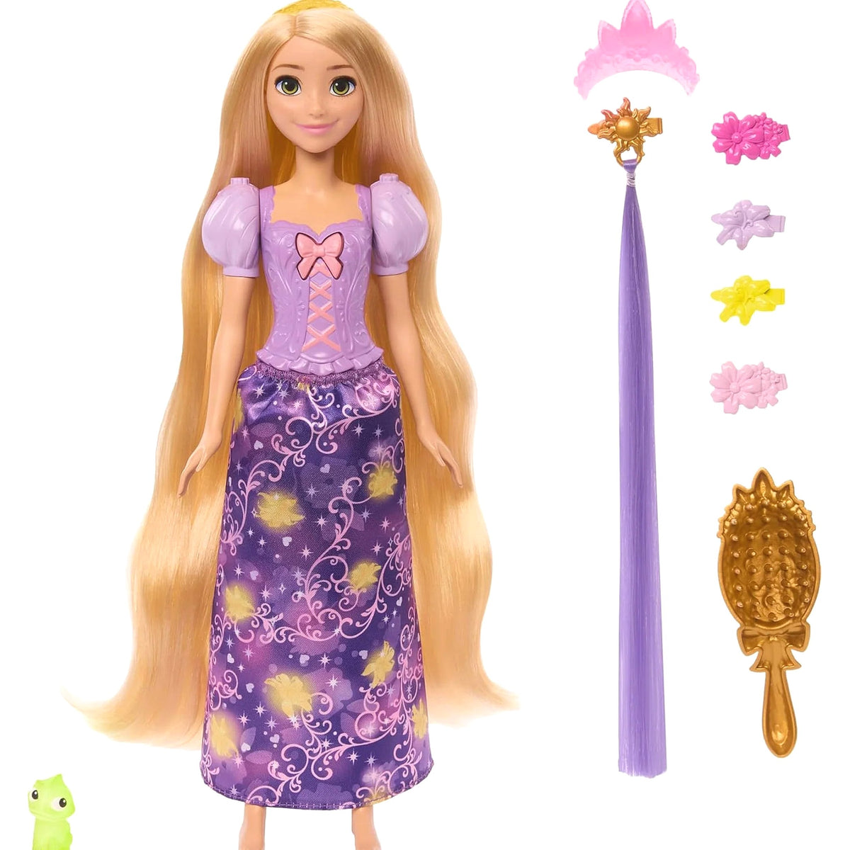Disney - Rapunzel Light-Up Hair Rapunzel Fashion Doll - Mattel