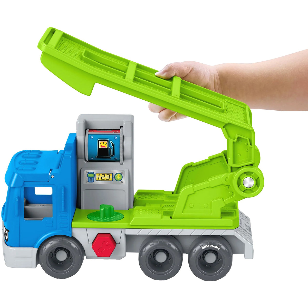 Fisher-Price - Little People Load & Roll Hauler Car Carrier Playset - Mattel