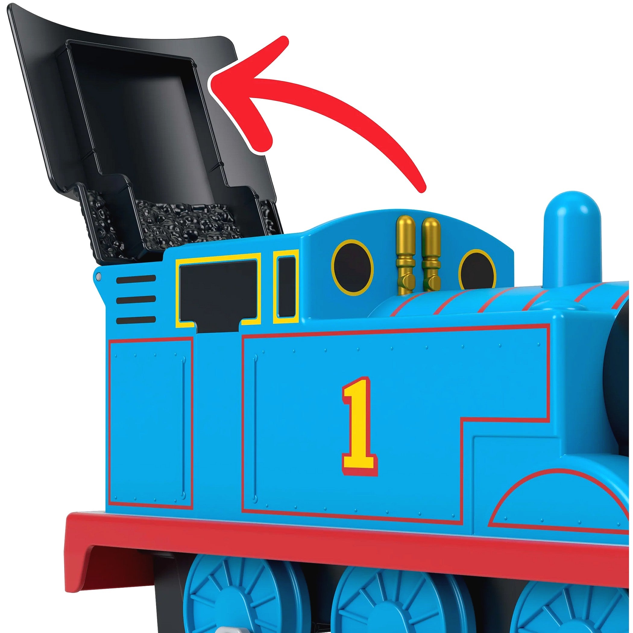 Thomas & Friends - Giant Whistling Thomas Large-Scale Engine with Push-Button Sound - Mattel