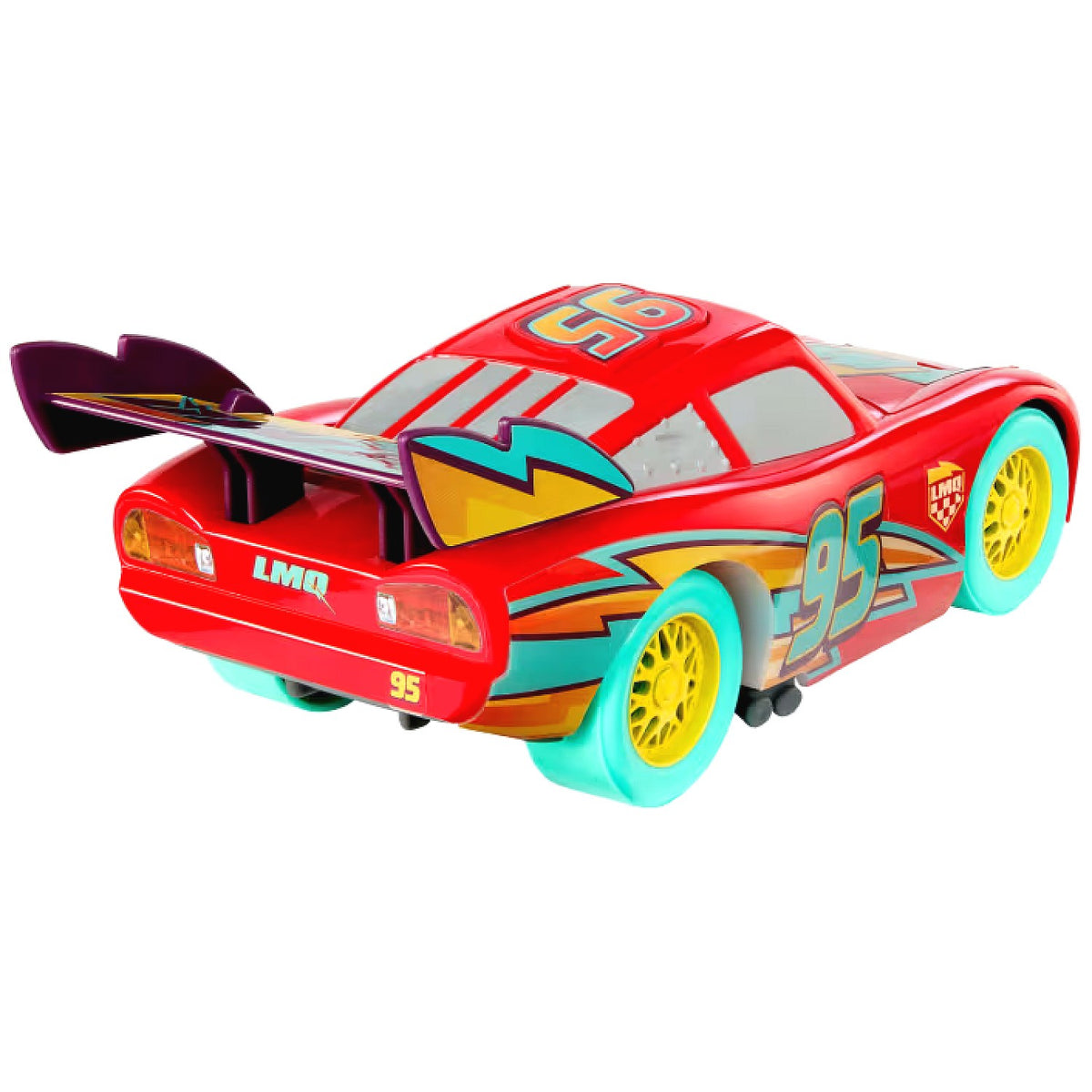 Disney - Pixar Cars Race To Celebrate Lights & Sounds Lightning Mcqueen Toy Vehicle - Mattel