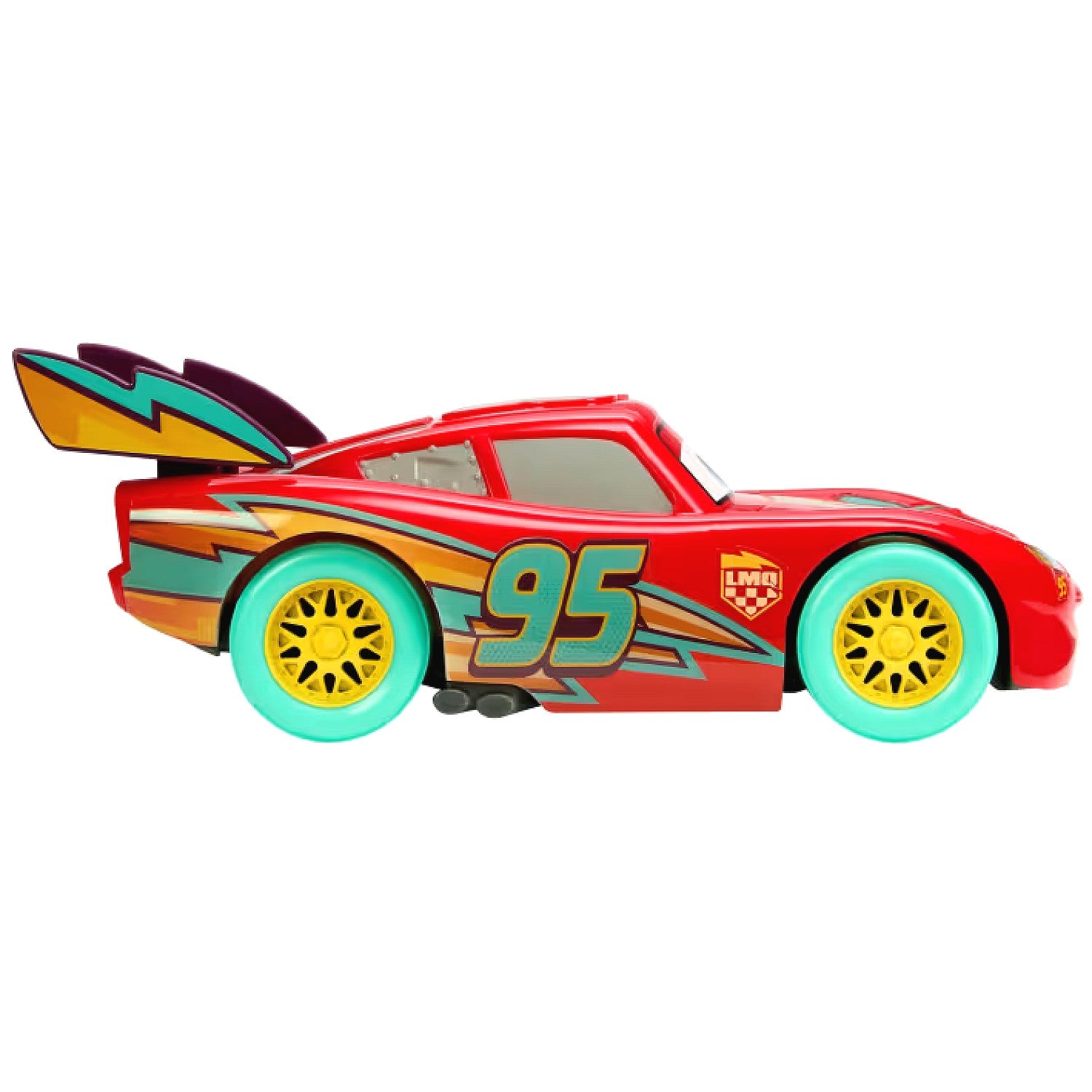 Disney - Pixar Cars Race To Celebrate Lights & Sounds Lightning Mcqueen Toy Vehicle - Mattel