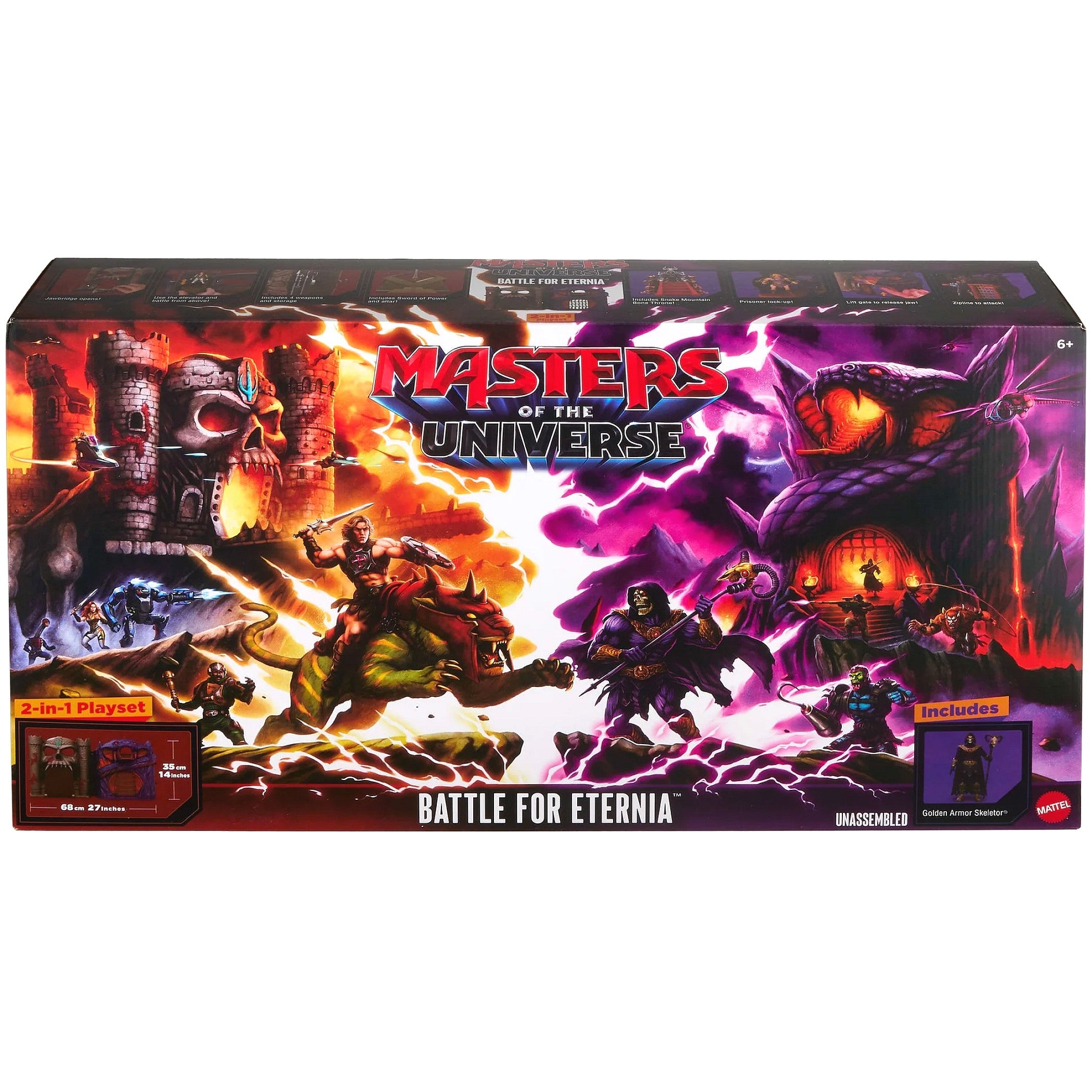 Masters of the Universe - Battle For Eternia 2-In-1 Playset - Mattel