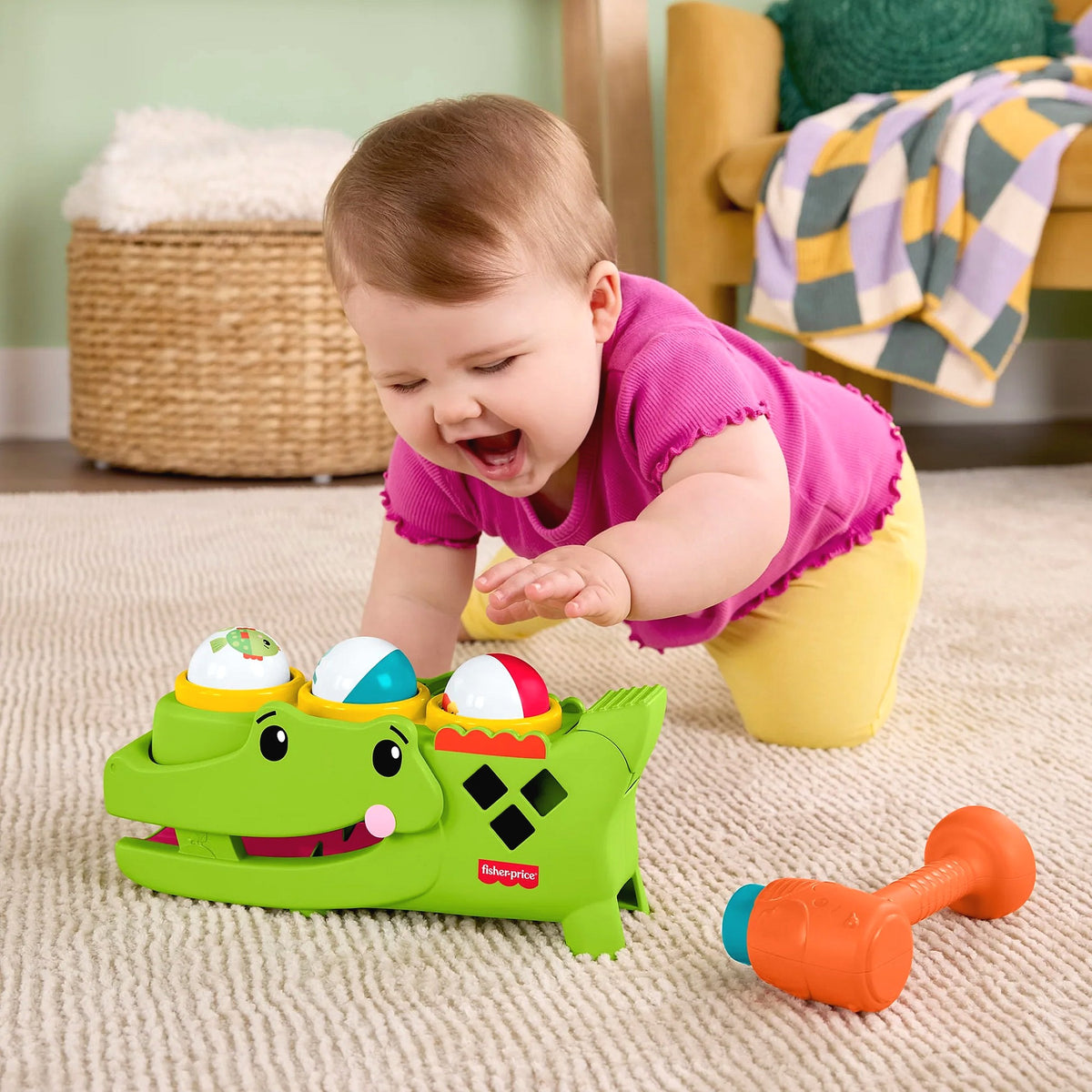 Fisher-Price - Sit & Tap Alligator - Mattel