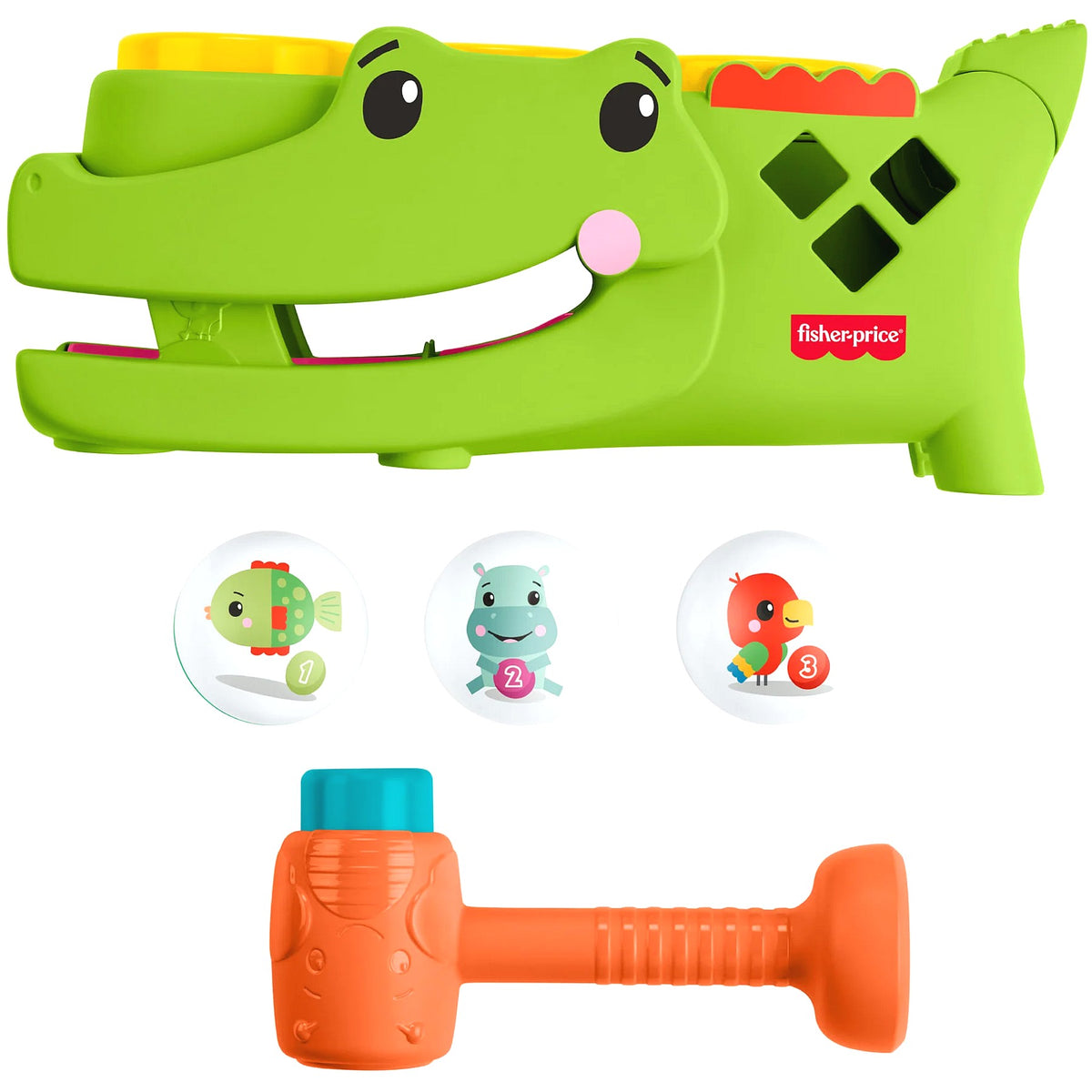 Fisher-Price - Sit & Tap Alligator - Mattel