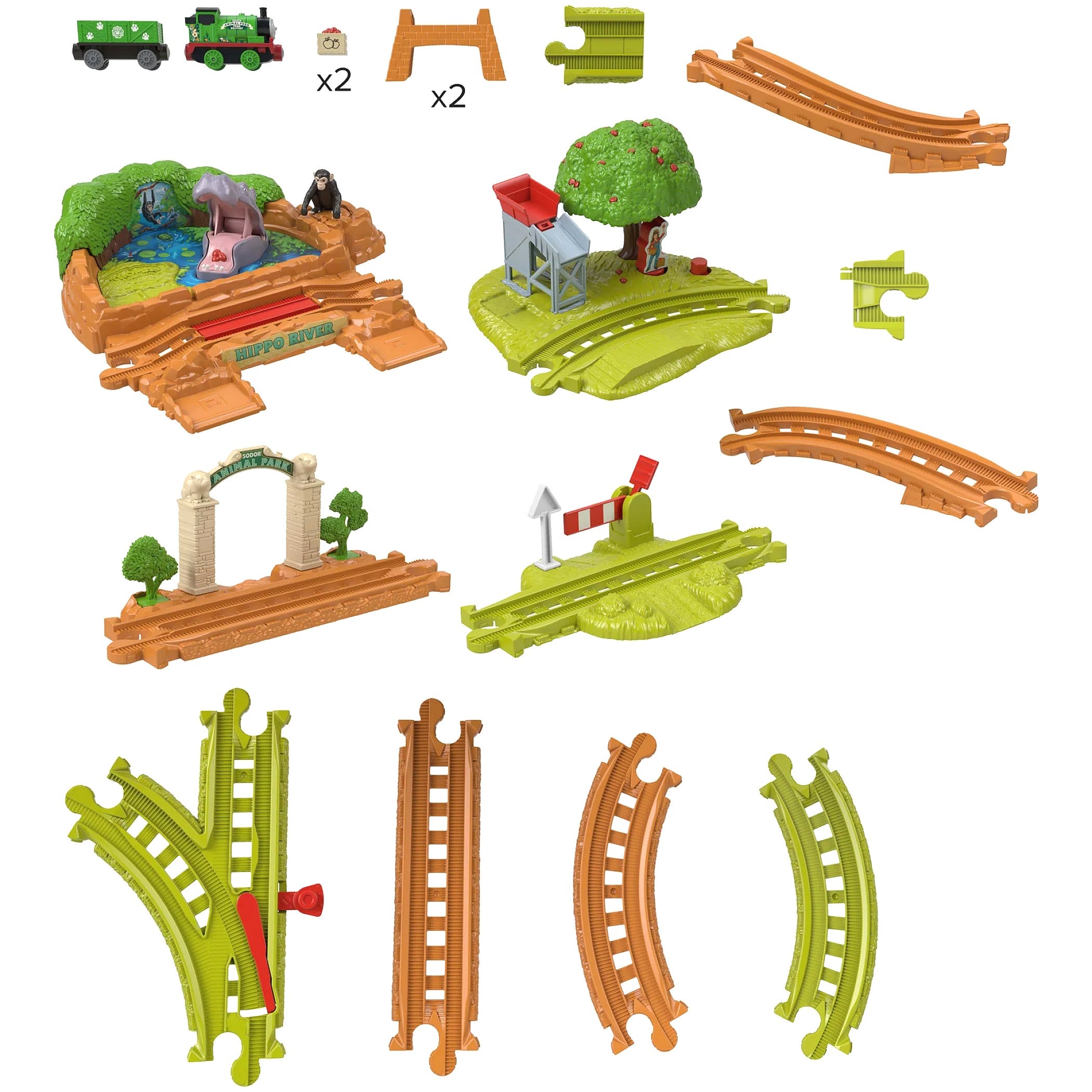 Thomas & Friends - Percy's Hippo Adventure Train Set - Mattel