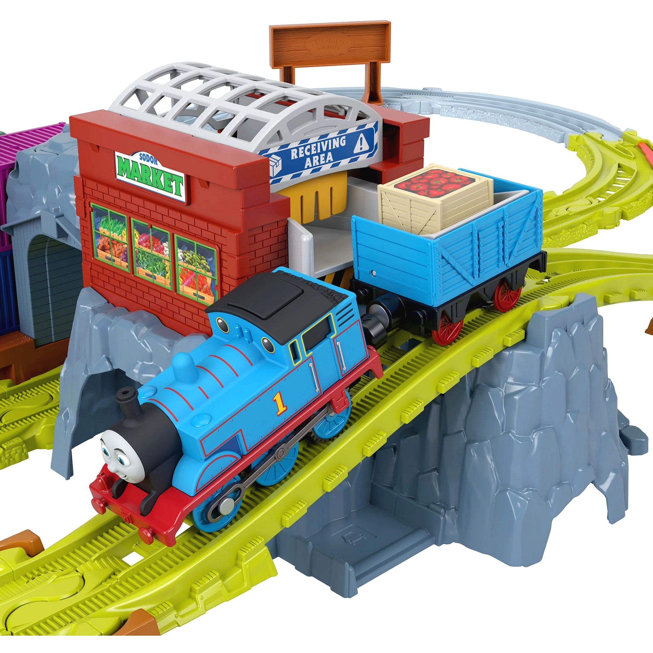 Thomas & Friends - Cranky's Dockside Delivery Train Set - Mattel