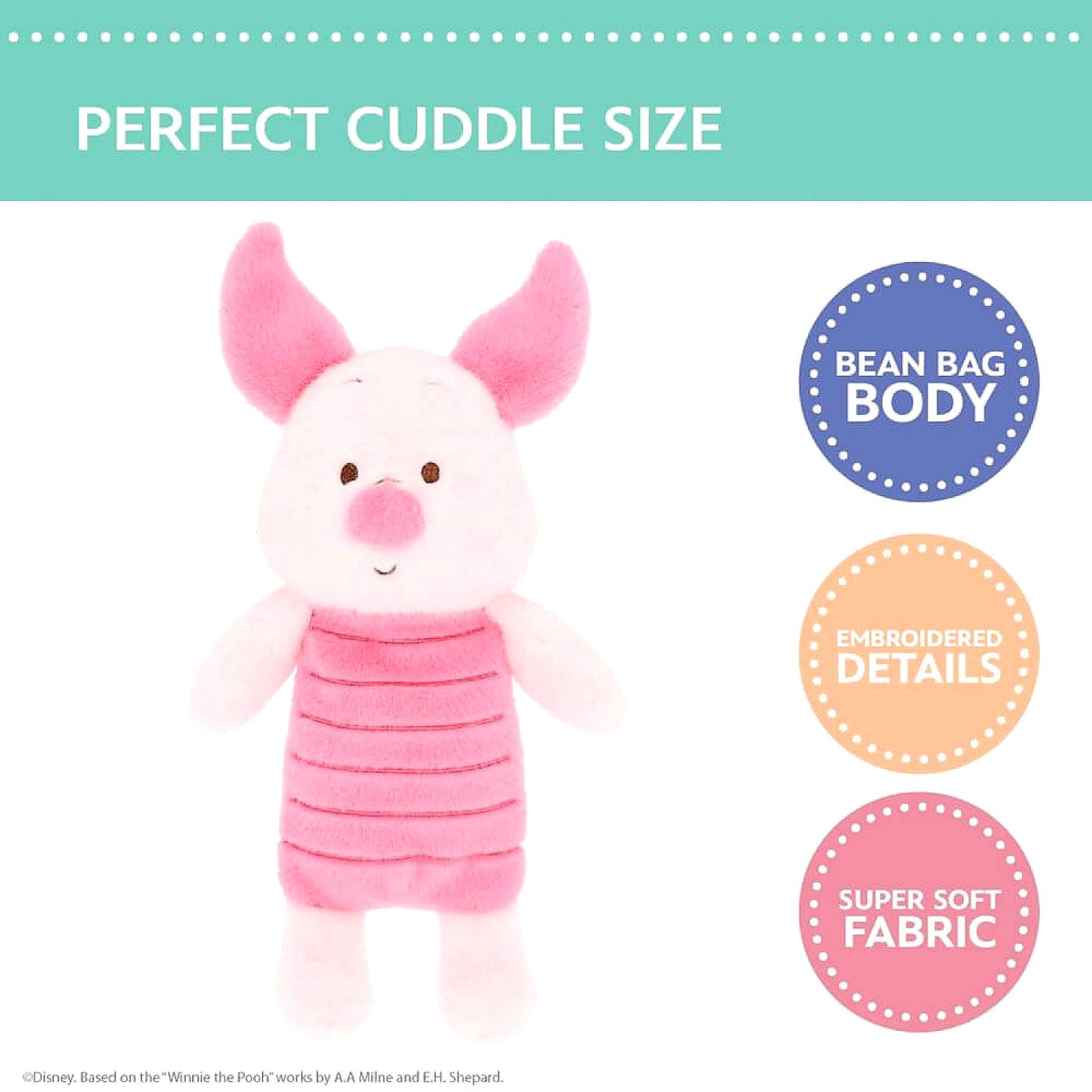 Disney Baby - Winnie The Pooh Piglet Cuddle Pal Plush