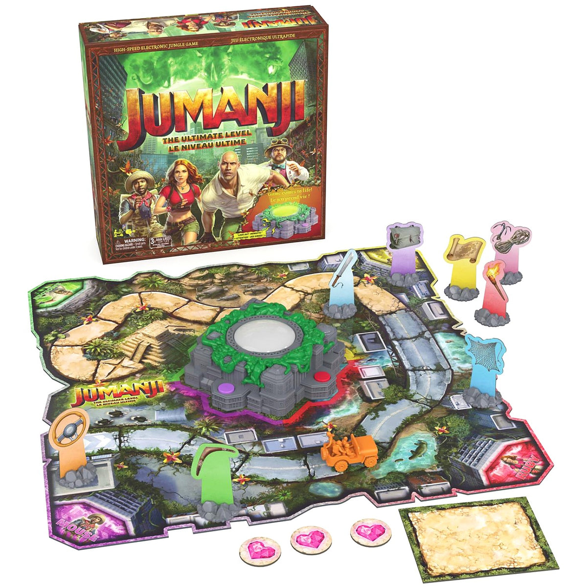 Jumanji - The Ultimate Level High Speed Electronic Jungle Game - Spin Master