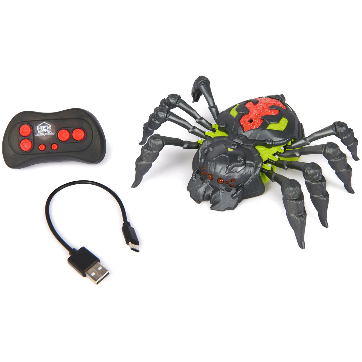 Hex Bots - Alive Inside Remote Control Tarantulax Wall Crawling Spider - Spin Master