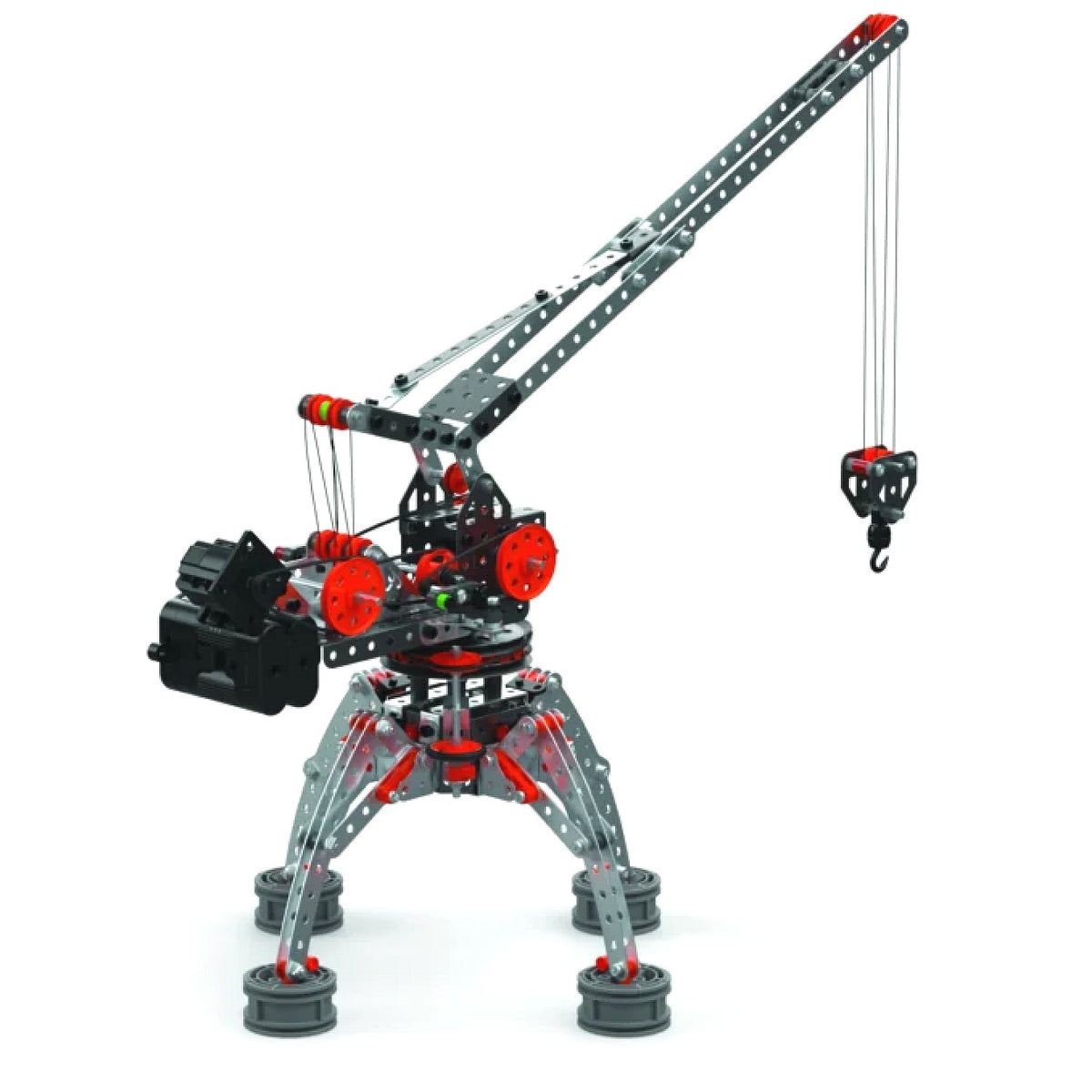 Meccano - Pro 11-in-1 Super Construction Case Set 638 Pieces Model 26301