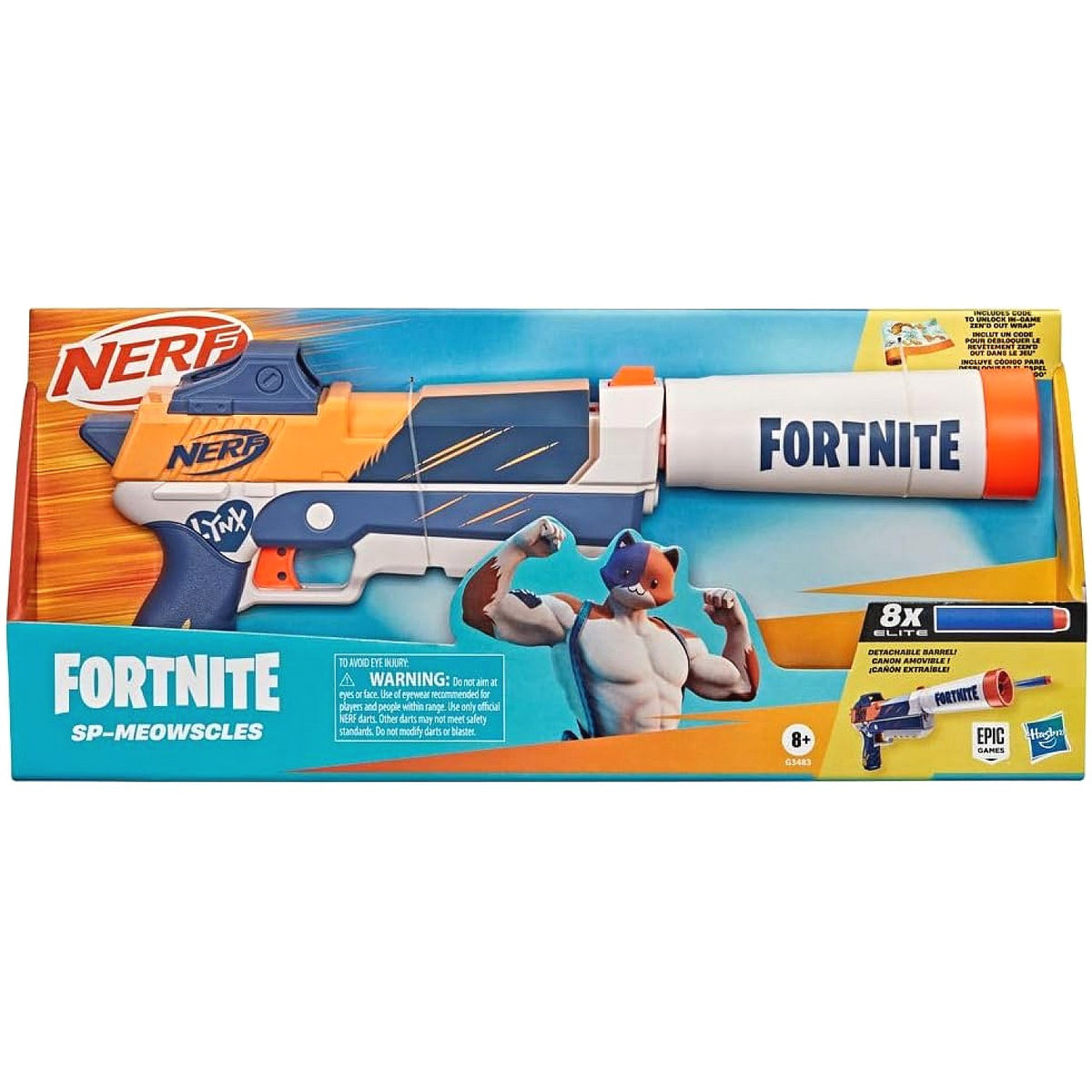 Nerf - Fortnite SP-Meowscles Blaster - Hasbro