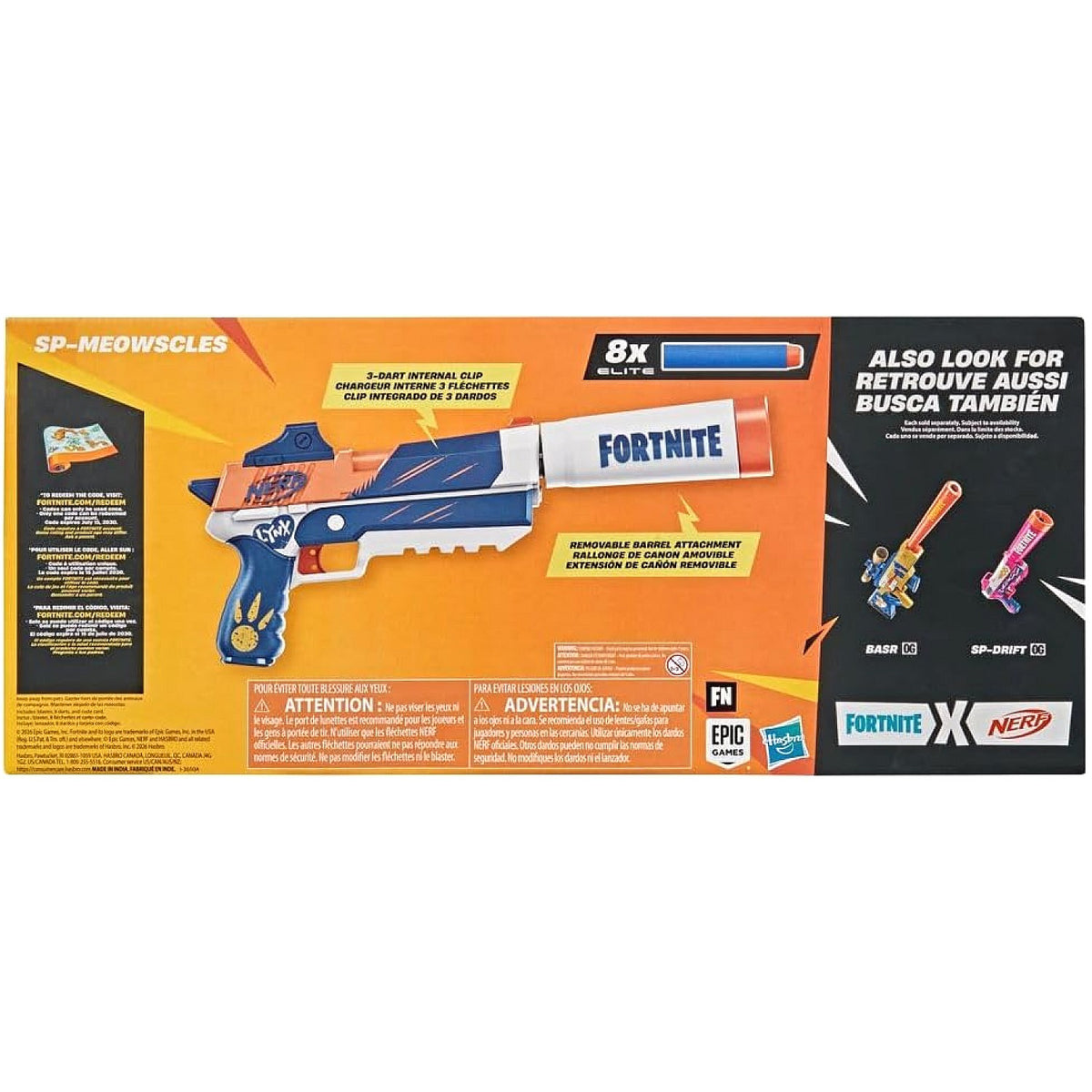 Nerf - Fortnite SP-Meowscles Blaster - Hasbro
