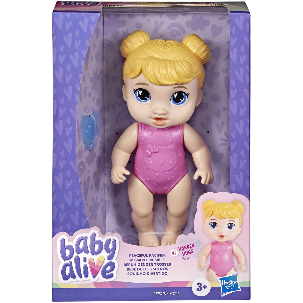 Baby Alive - Peaceful Pacifier Blonde Hair - Hasbro