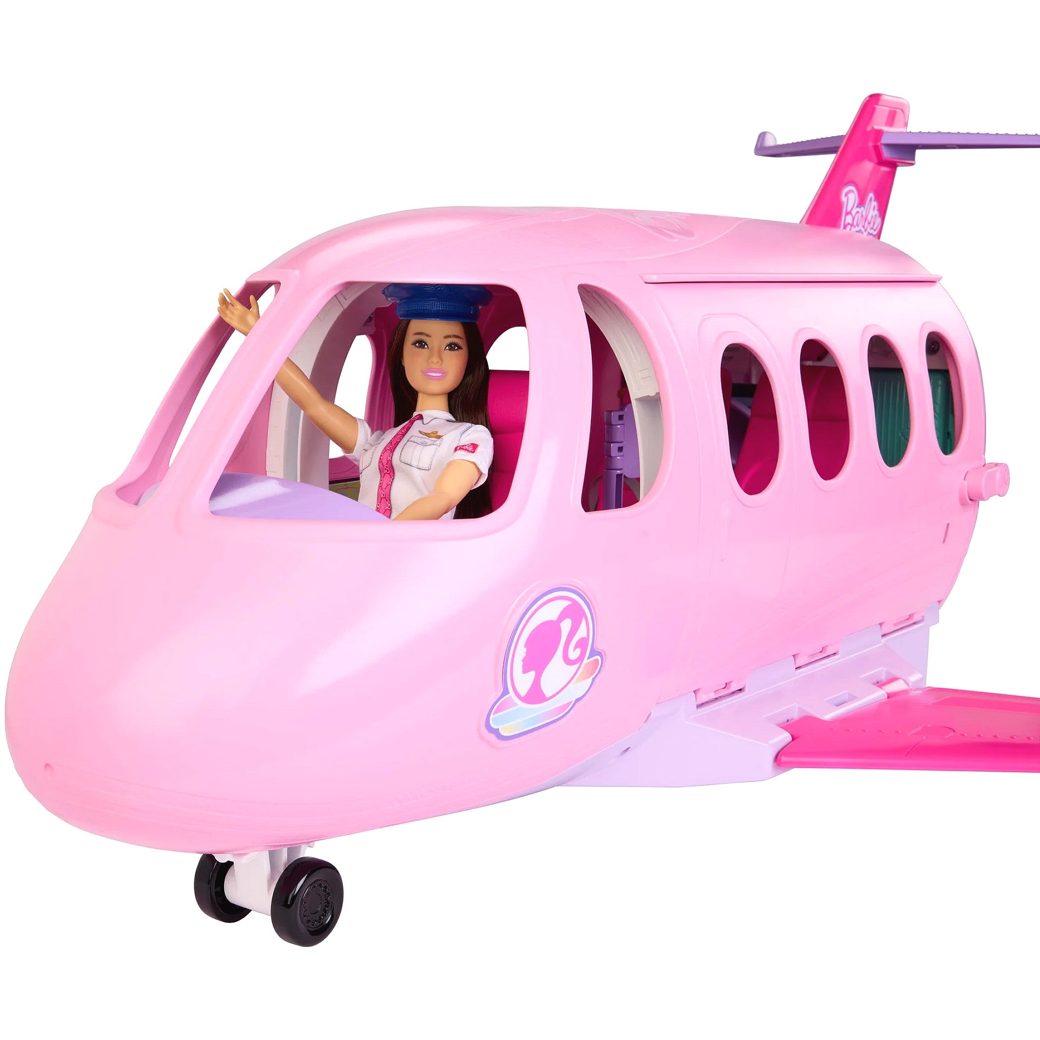 Barbie - Dream Land Dream Plane with Working Microphone Feature & 14 Accessories - Mattel