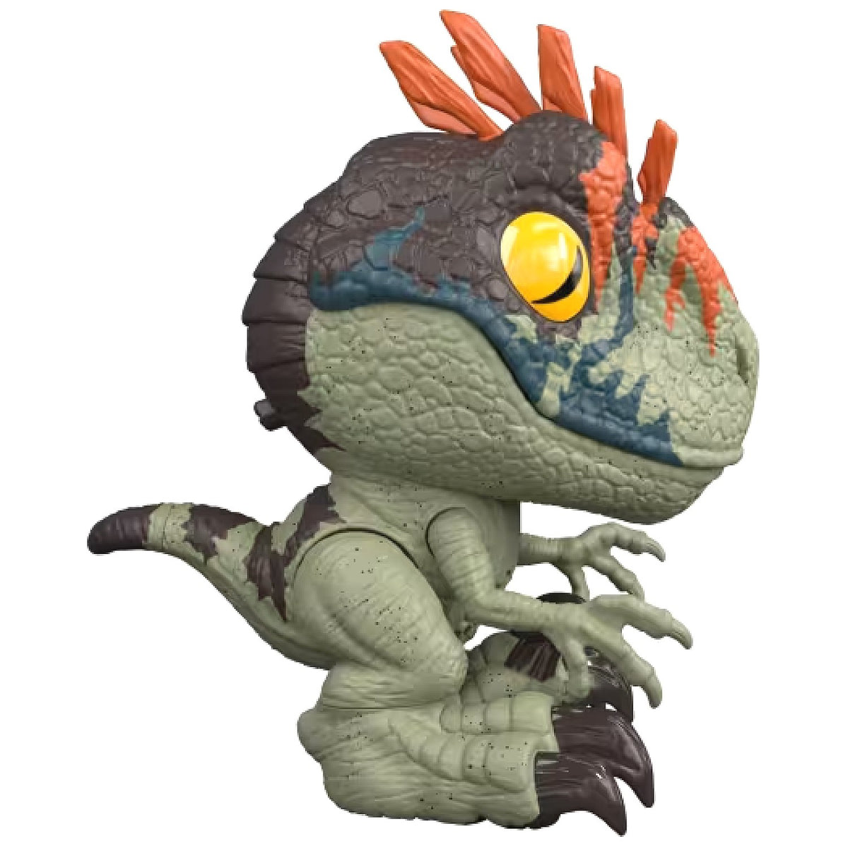 Jurassic World - Fierce Feeder Velociraptor Dinosaur with Swallow and Spit Interactive Feature - Mattel - Mattel