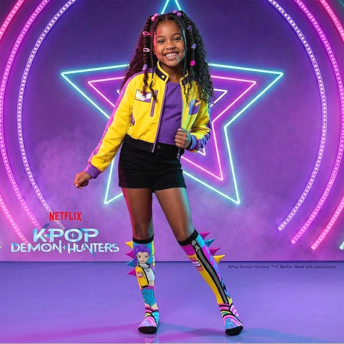 MADMIA - KPop Demon Hunters Rumi Socks Kids & Adults Age 6y+