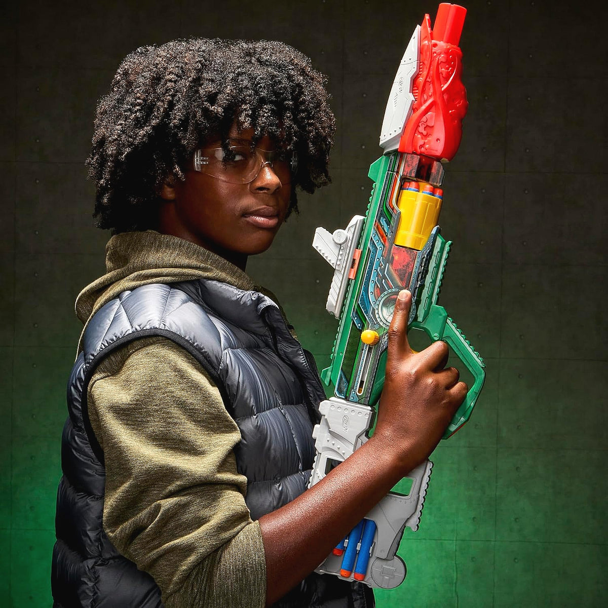 Nerf - Marvel Studios Doomsday Doctor Doom Blaster 12 Elite Darts - Hasbro