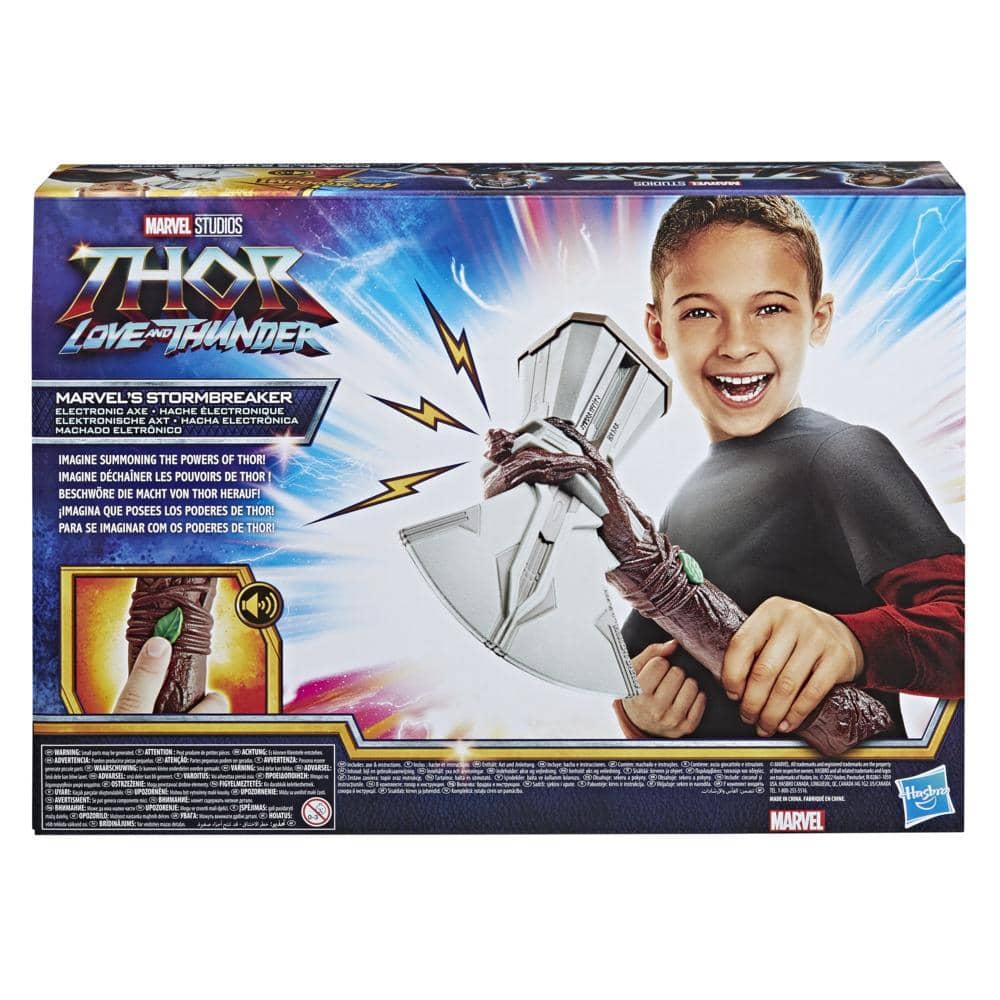 Marvel - Studios Thor - Love And Thunder Marvels Stormbreaker Electronic Axe Roleplay Toy With Sfx For Kids Ages 5 And Up Hasbro