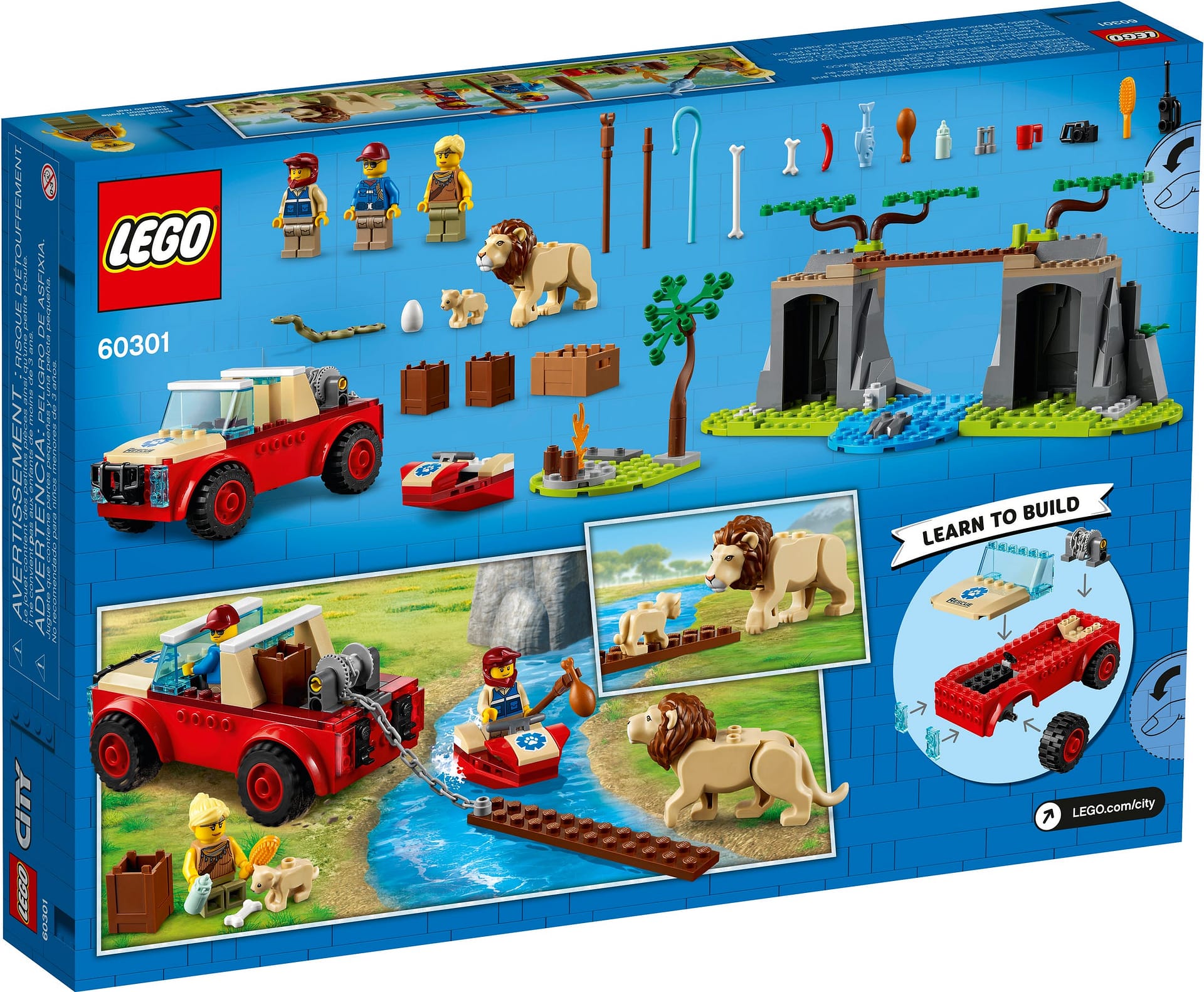 LEGO® 60301 Wildlife Rescue Off-Roader - City 4+