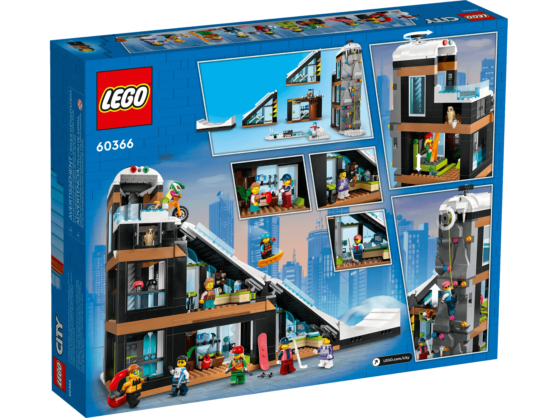 LEGO® 60366 Ski and Climbing Center - City