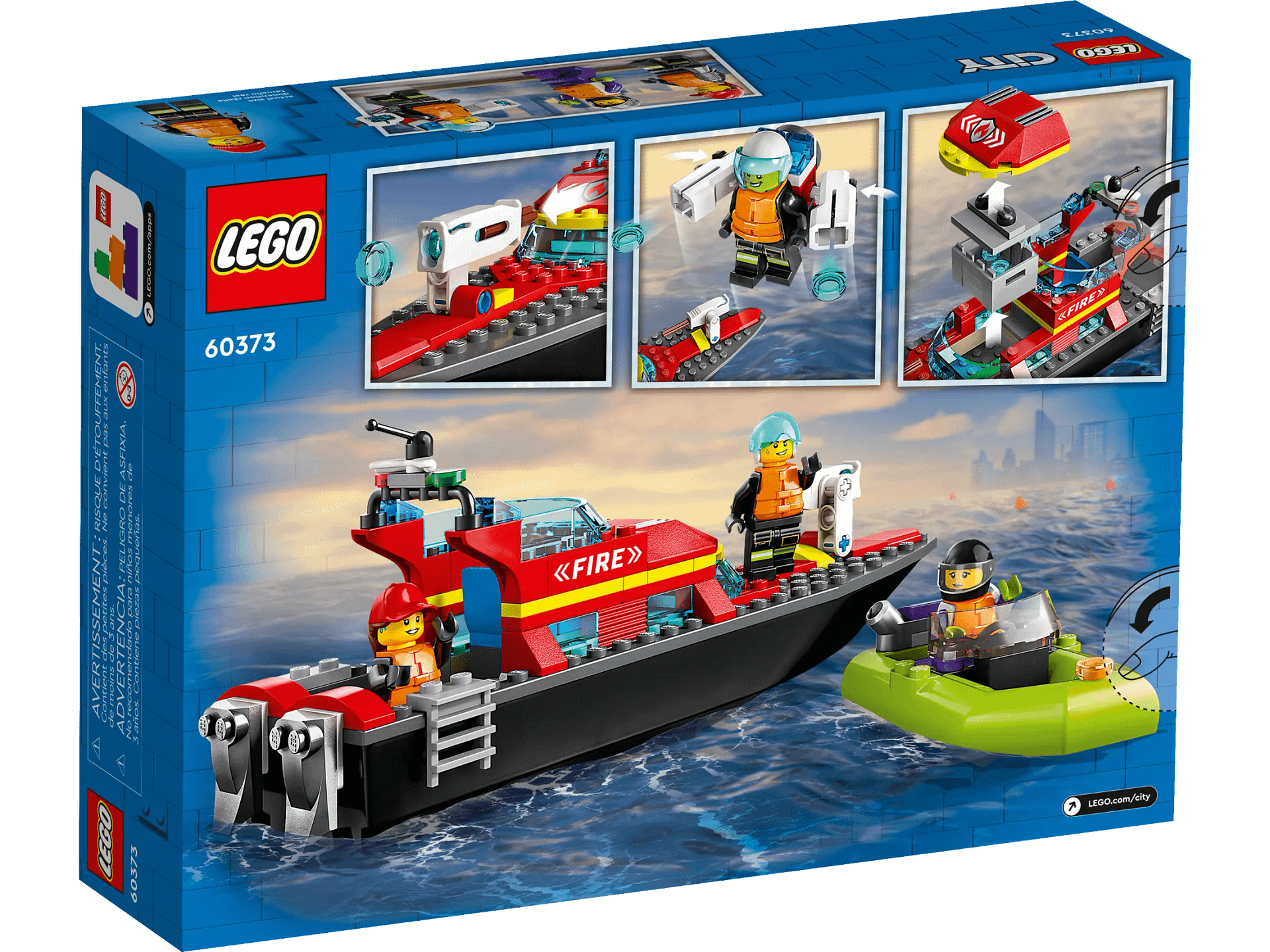 LEGO® 60373 Fire Rescue Boat - City