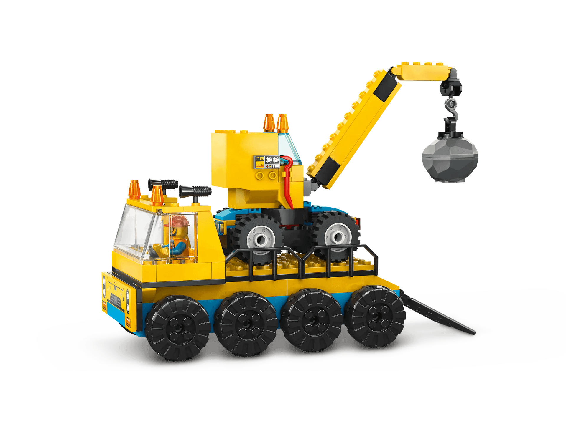 LEGO® 60391 Construction Trucks and Wrecking Ball Crane - City 4+