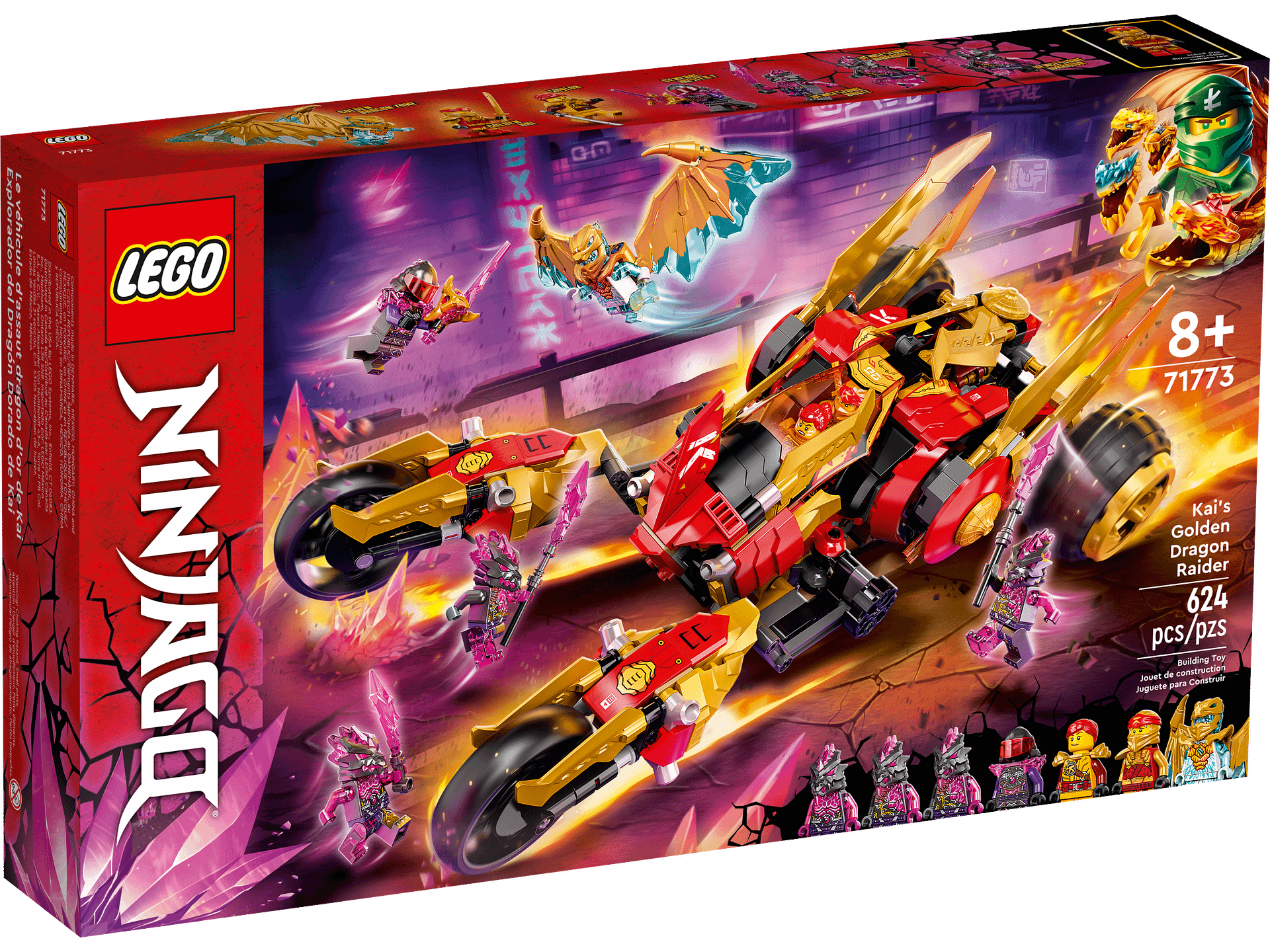 LEGO® 71773 Kai s Golden Dragon Raider - NINJAGO®