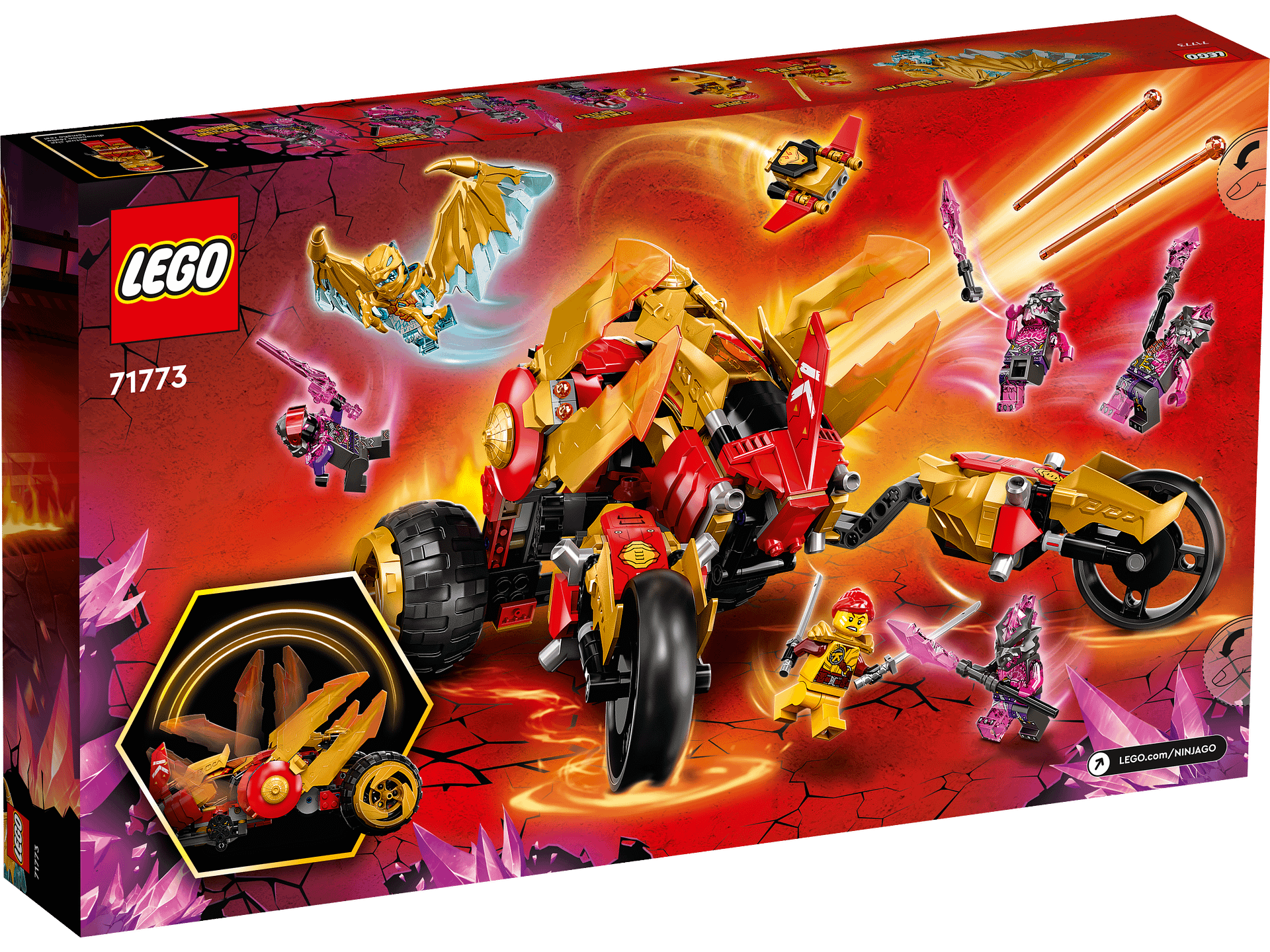 LEGO® 71773 Kai s Golden Dragon Raider - NINJAGO®