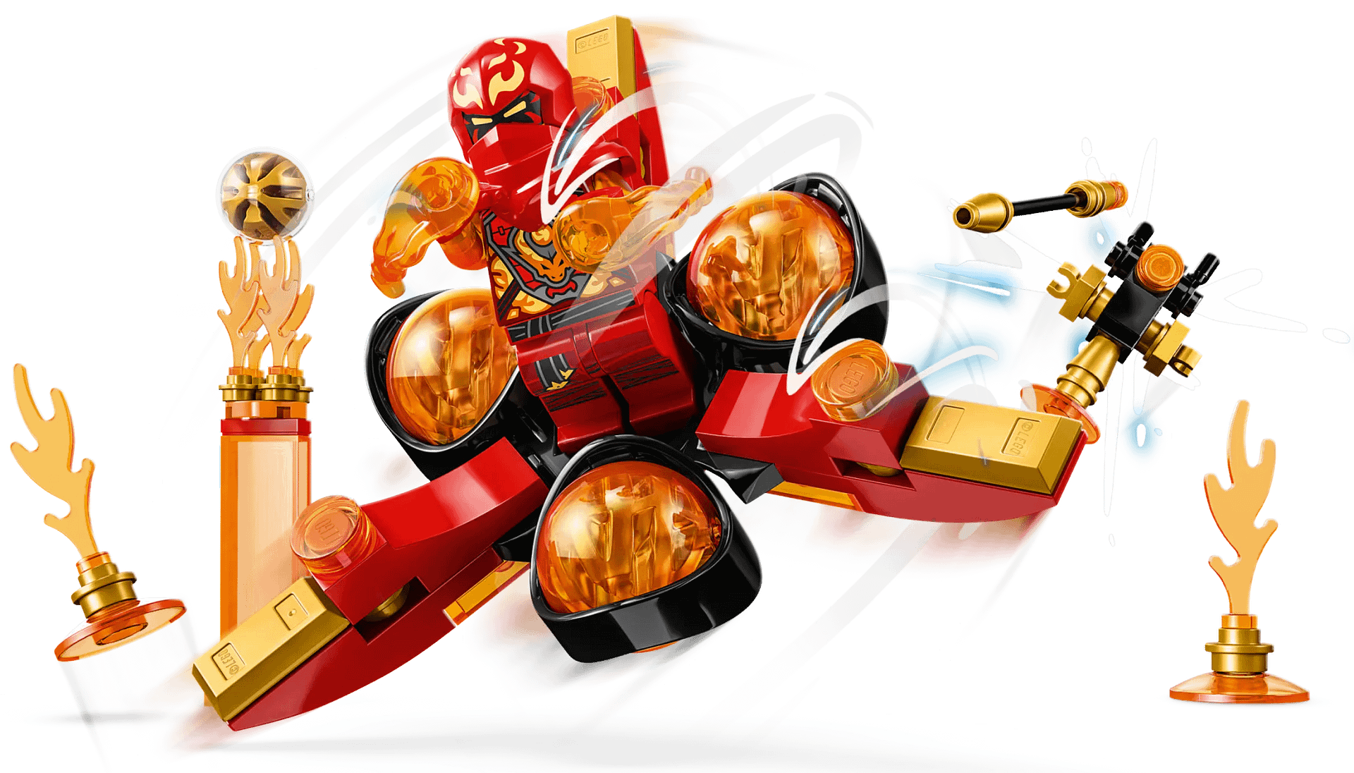 LEGO® 71777 Kai s Dragon Power Spinjitzu Flip - NINJAGO®