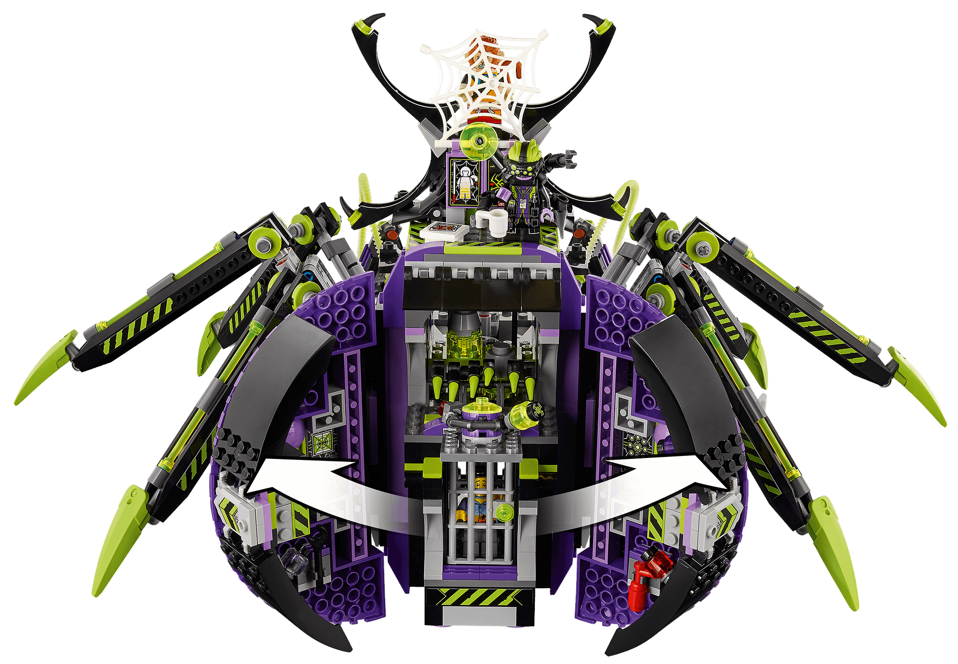 LEGO® 80022 Spider Queen's Arachnoid Base - Monkie Kid™