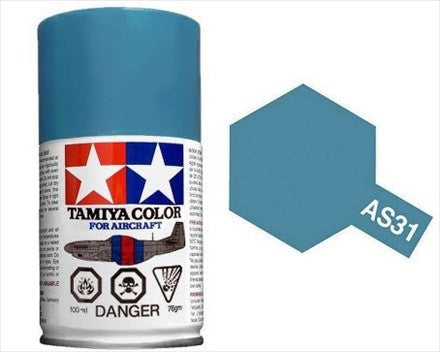 AS-31 TAMIYA  ACRYLIC SPRAY PAINT 100ML (AIRCRAFT) OCEAN GRAY 2 RAF