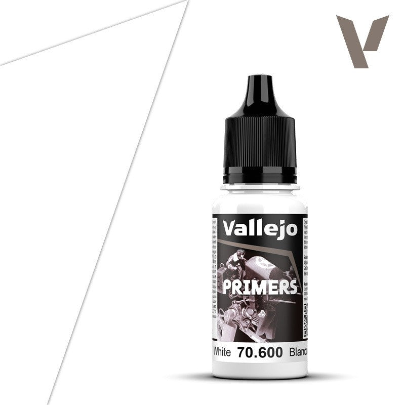 VALLEJO ACRYLIC POLYURETHANE - PRIMER  WHITE 70600