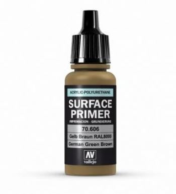 VALLEJO ACRYLIC POLYURETHANE - PRIMER  GERMAN GREEN BROWN 70606