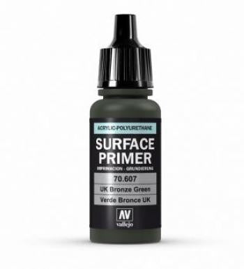 VALLEJO ACRYLIC POLYURETHANE - PRIMER  BRONZE GREEN 70607