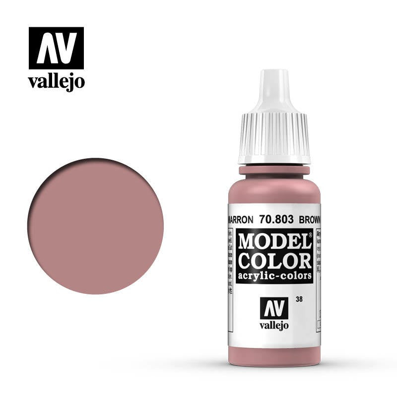 VALLEJO MODEL COLOR BROWN ROSE 17ML AV70803