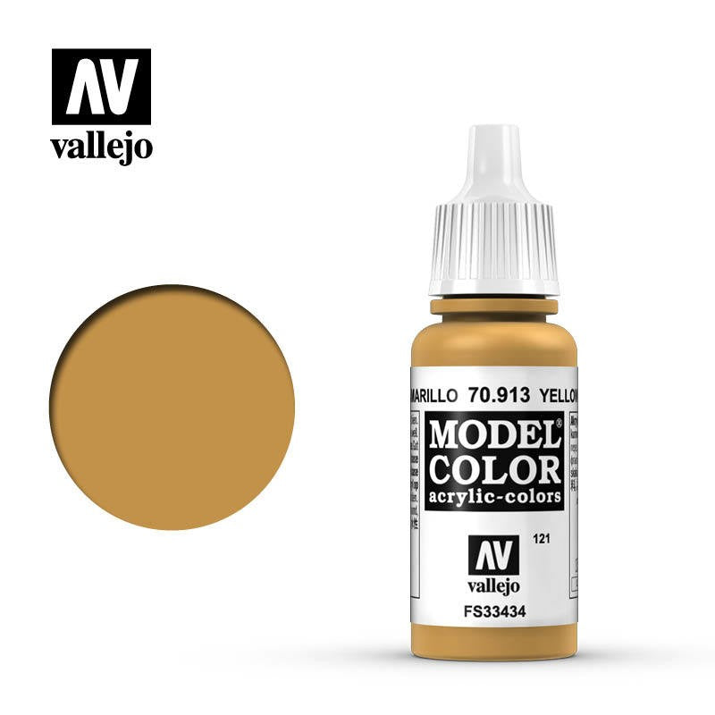 VALLEJO MODEL COLOR YELLOW OCHRE 17ML AV70913