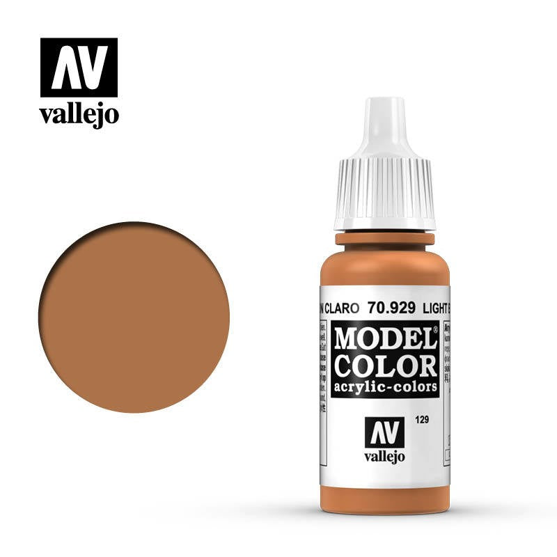 VALLEJO MODEL COLOR LIGHT BROWN 17ML AV70929
