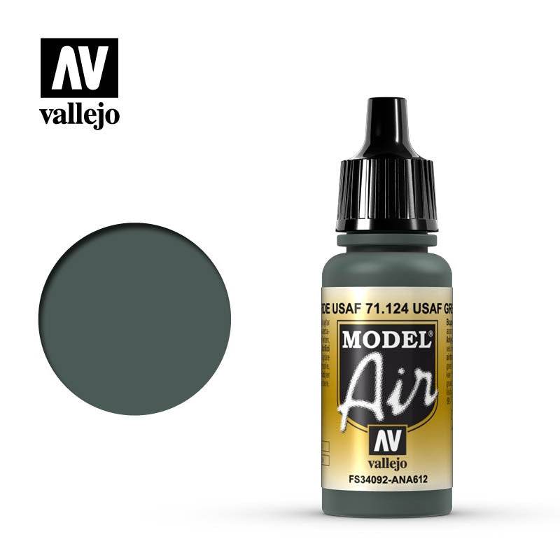 VALLEJO MODEL AIR ACRYLIC PAINT USAF GREEN 71124