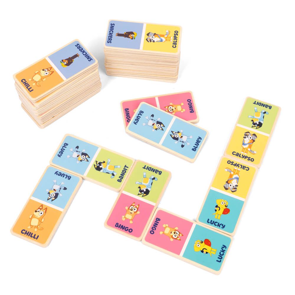 Bluey - Wooden Dominoes