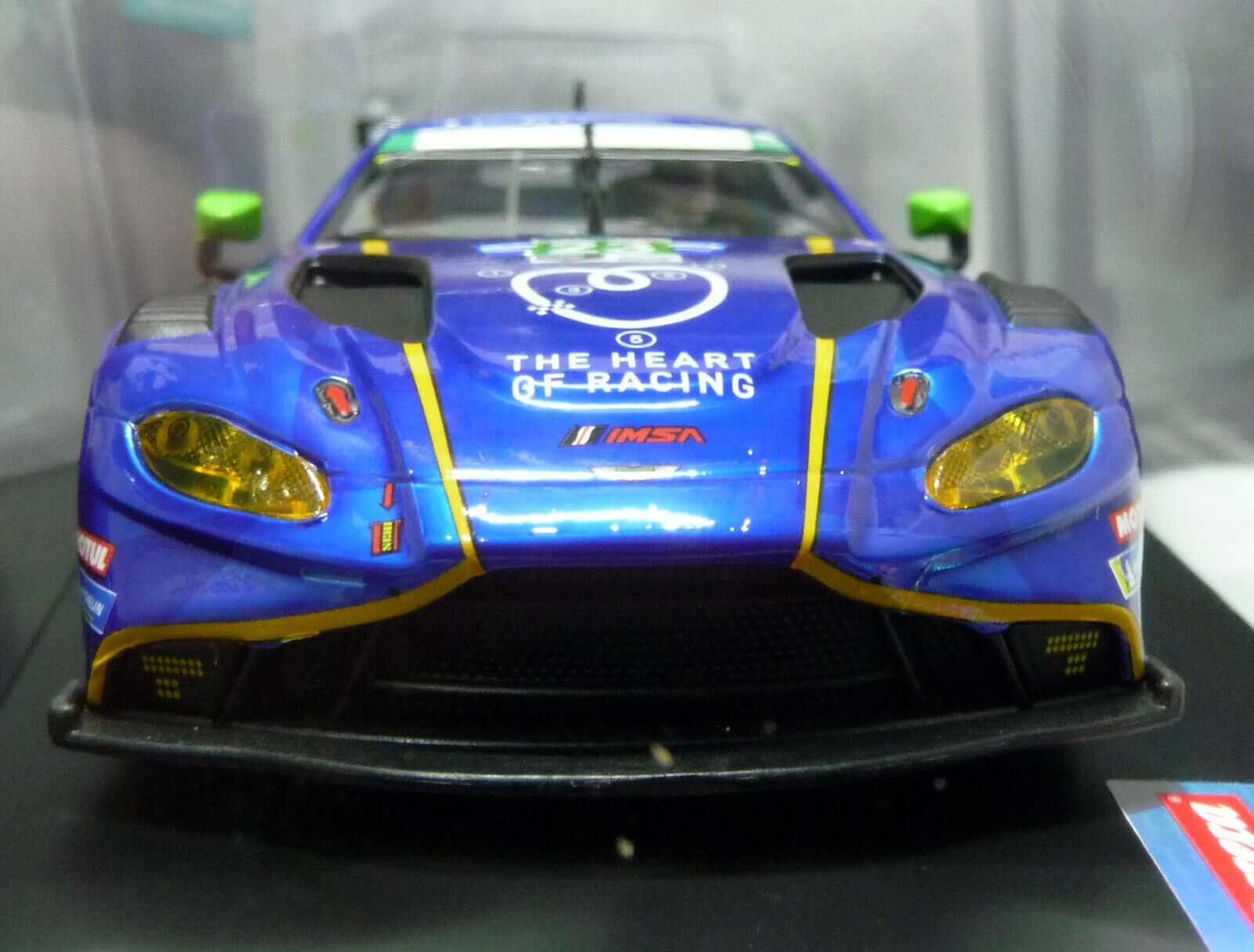 Carrera - Evolution 1:32 - Aston Martin Vantage GT3 Heart Of Racing No23 - Slot Car Also Suits Scalextric