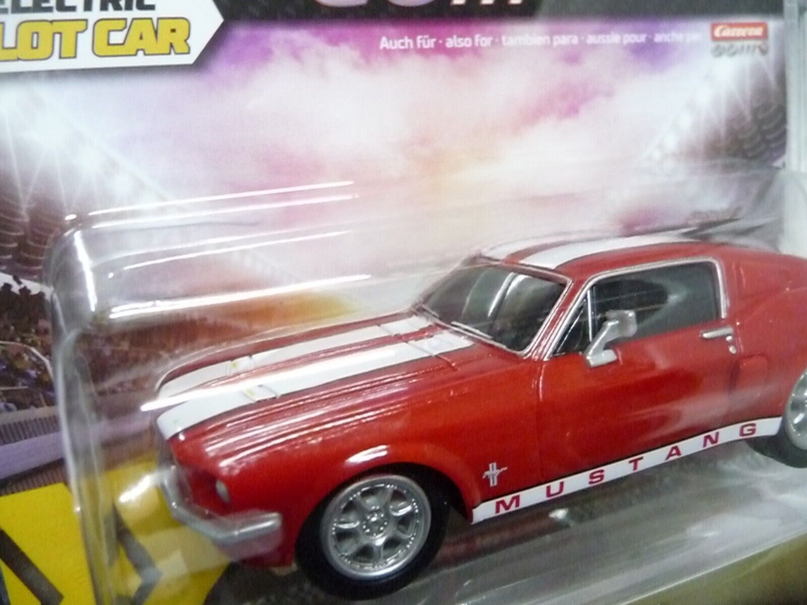 Carrera - Go Ford Mustang 67 Racing Red Scale 1:43
