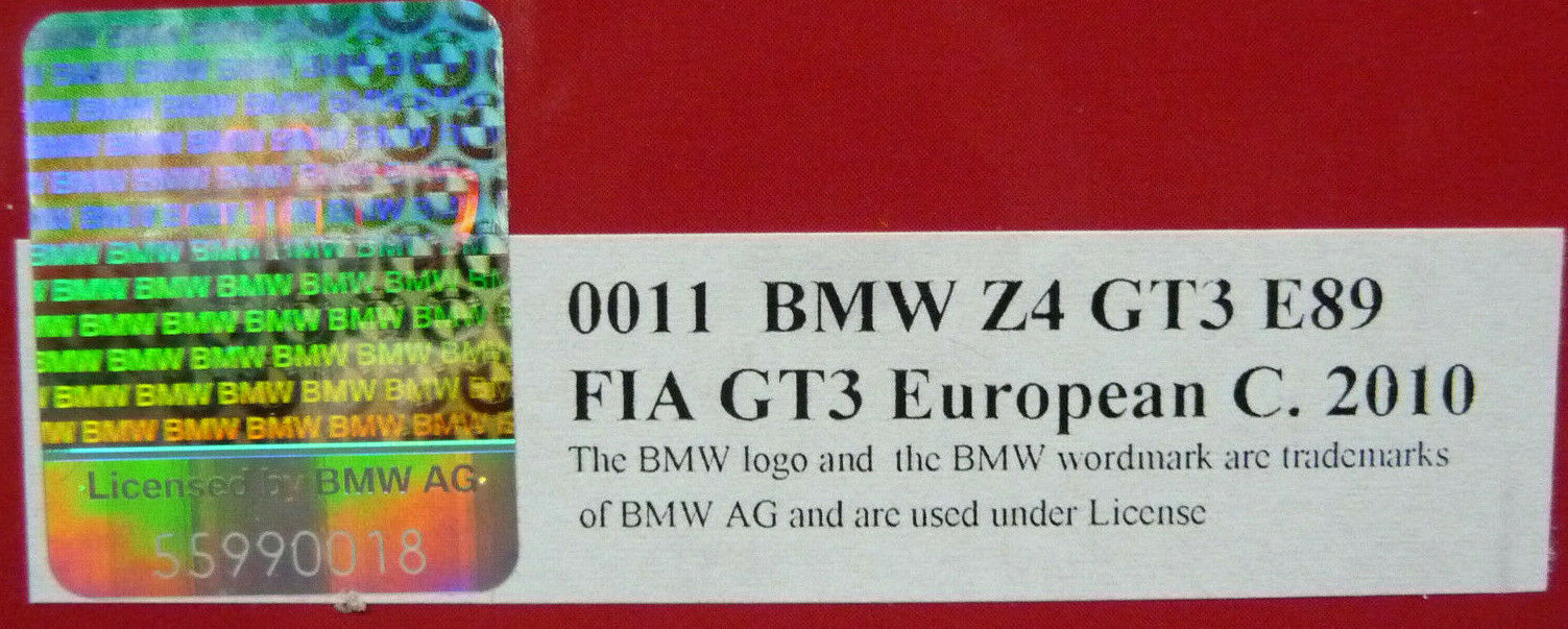 NSR - 1:32 0011AW BMW Z4 GT3 E89 FIA GT3 Euro Cup 2010 No.76 scalextric/carrera