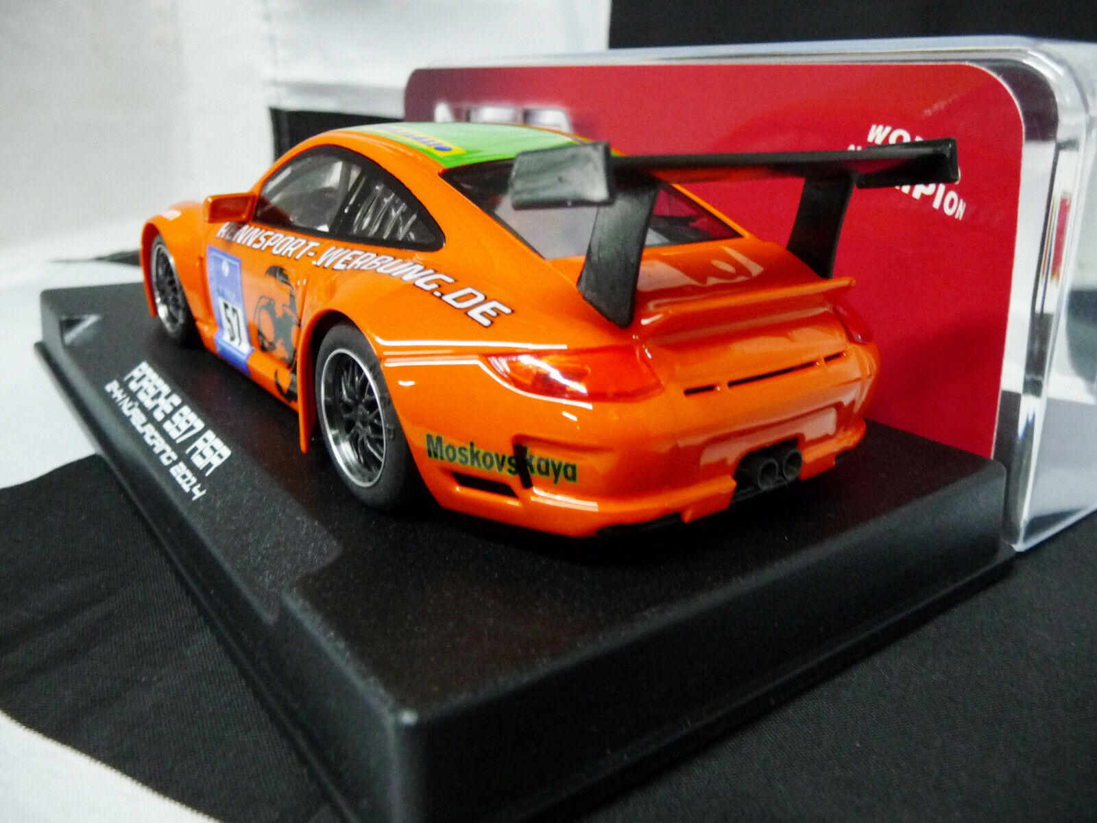 NSR - 1:32 0110AW Porsche 997 RSR N/Berg 2014 24H No.57 slot car also suits scalextric/carrera