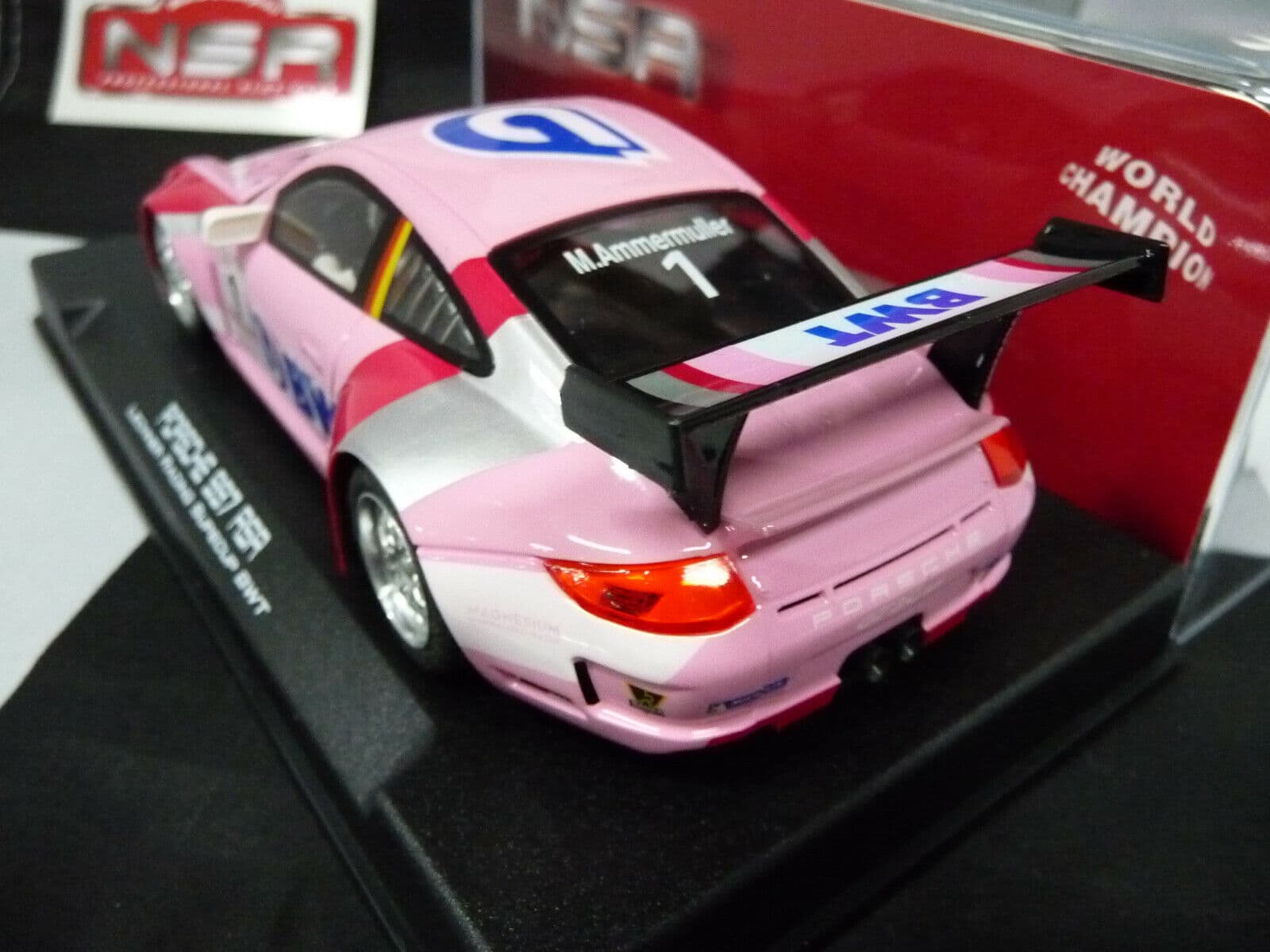 NSR - 1:32 0187AW Porsche 997 Super Cup BWT M.Ammermuller No.1 scalextric/carrera