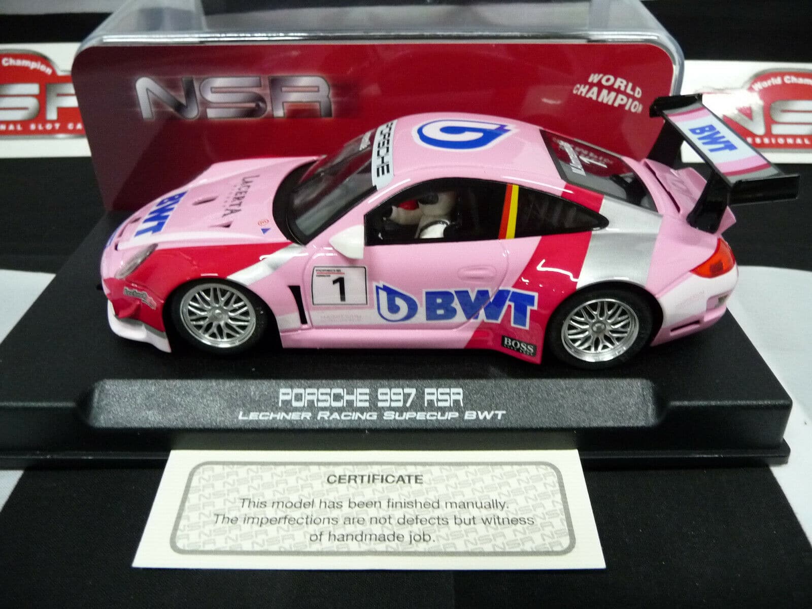 NSR - 1:32 0187AW Porsche 997 Super Cup BWT M.Ammermuller No.1 scalextric/carrera